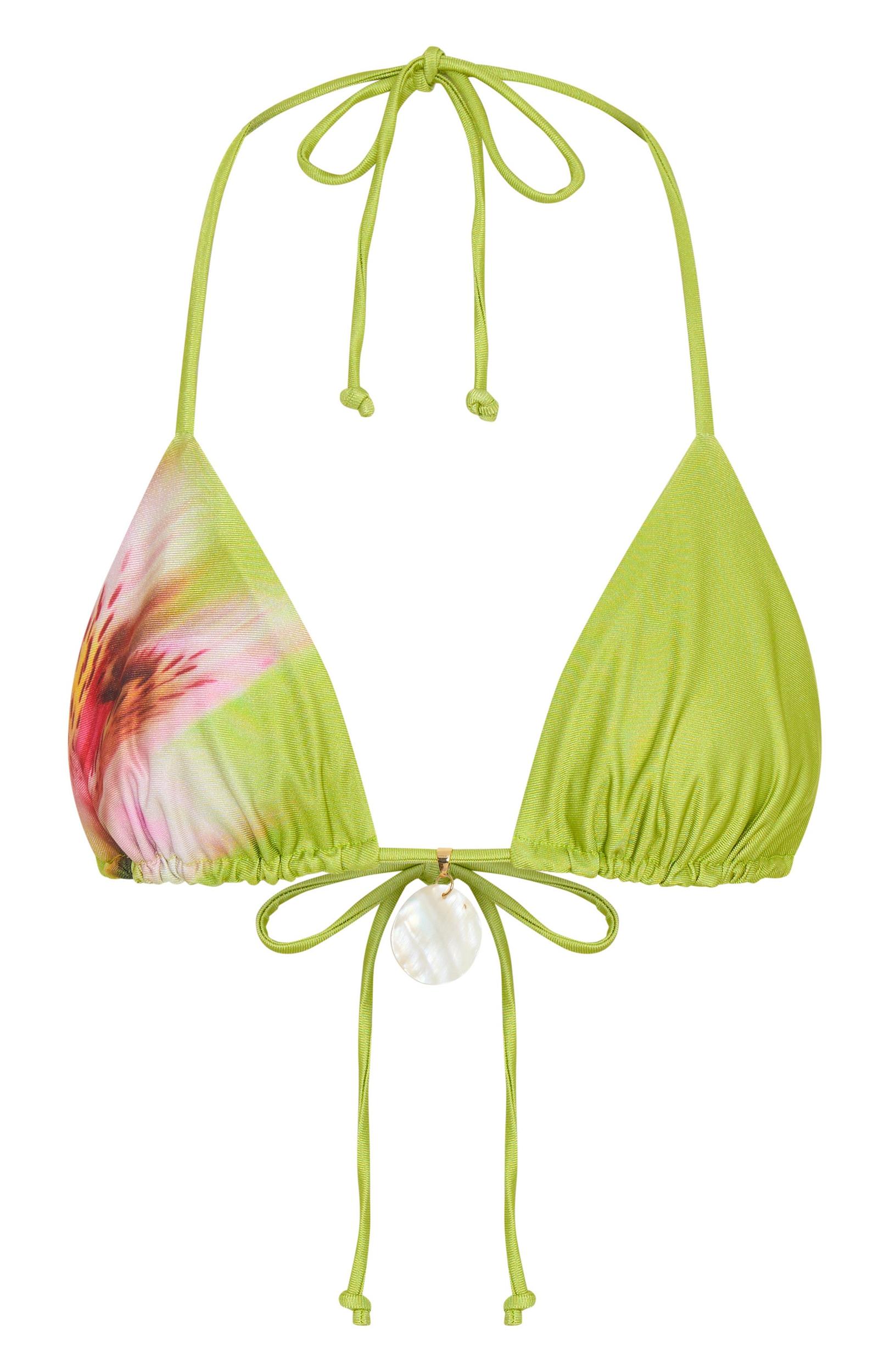 Clover Bikini Top Citrus Bloom Product Image
