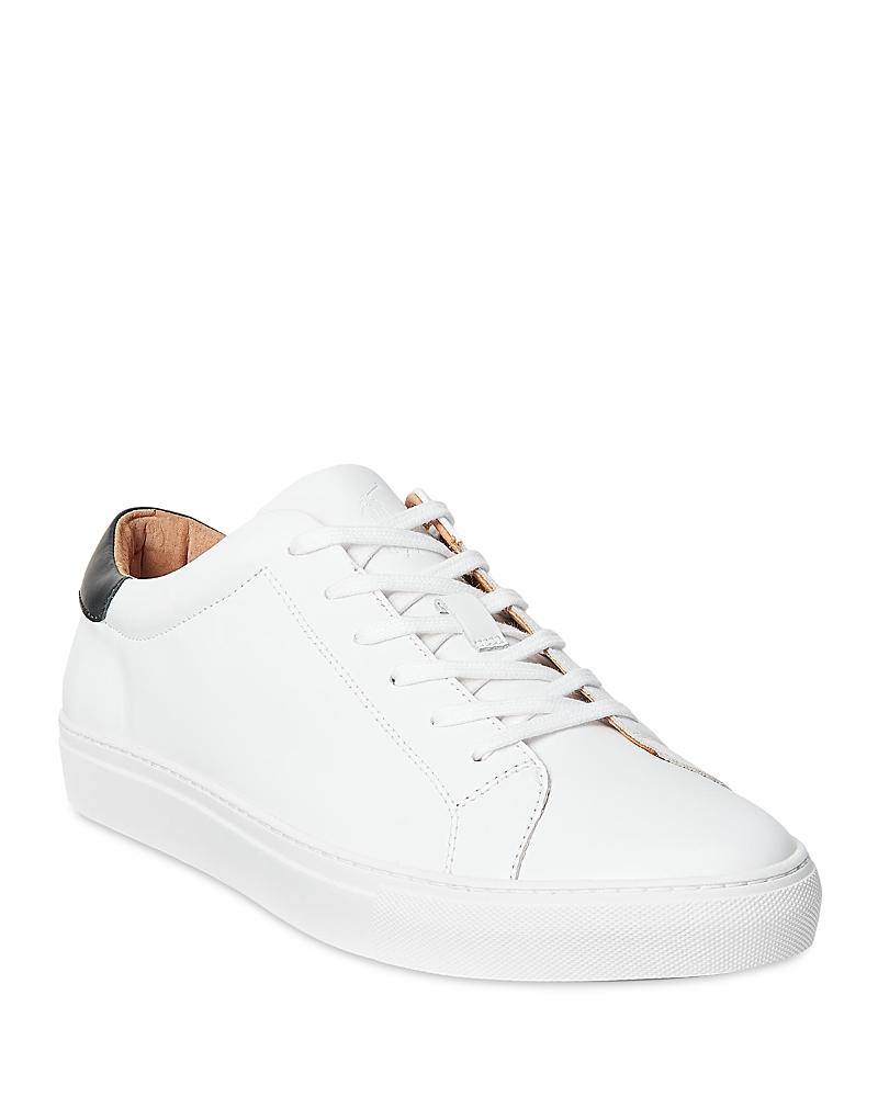 Polo Ralph Lauren Mens Jermain Leather Sneakers Product Image
