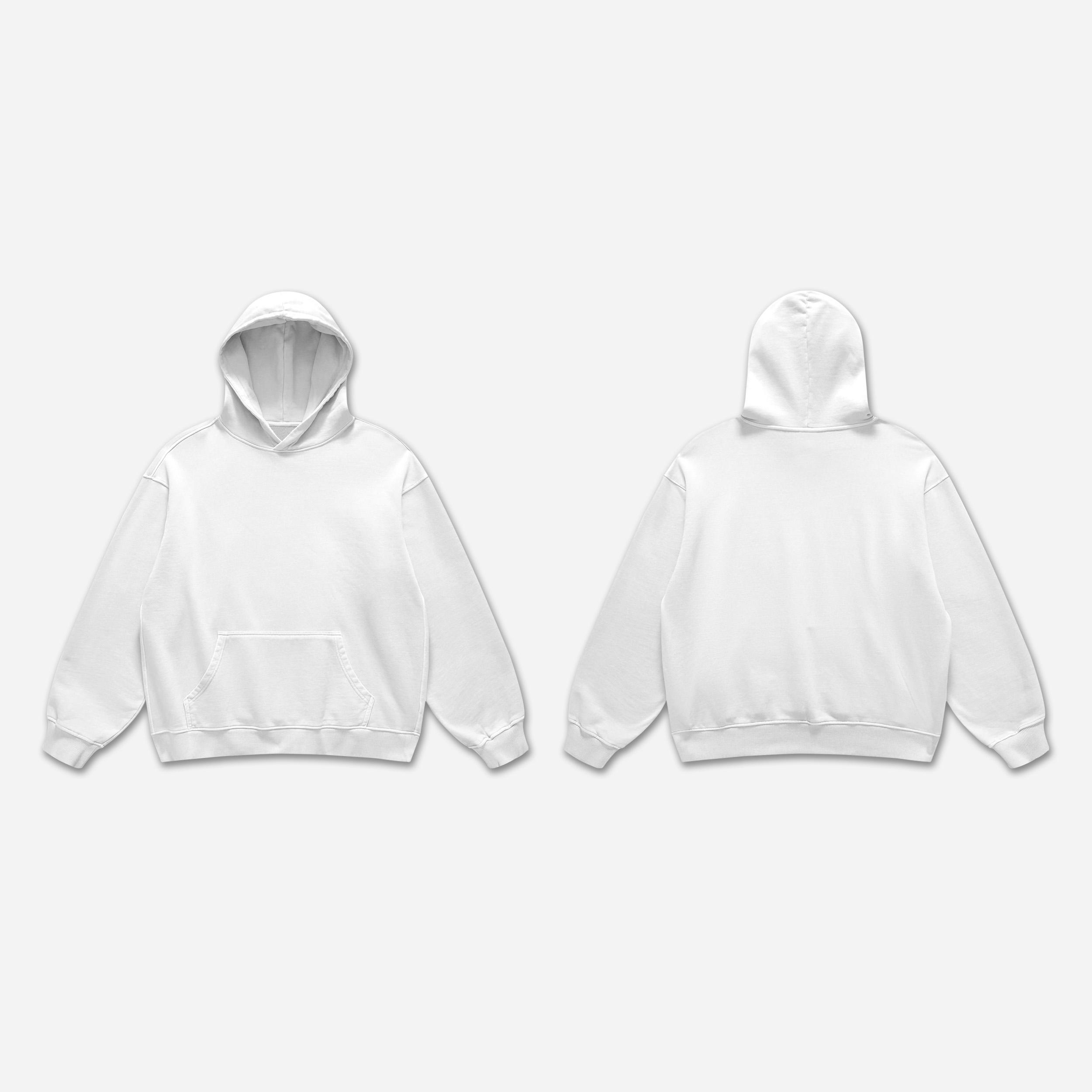 Oversized Heavyweight Cotton Fleece Hoodie Sweatshirt Product Image