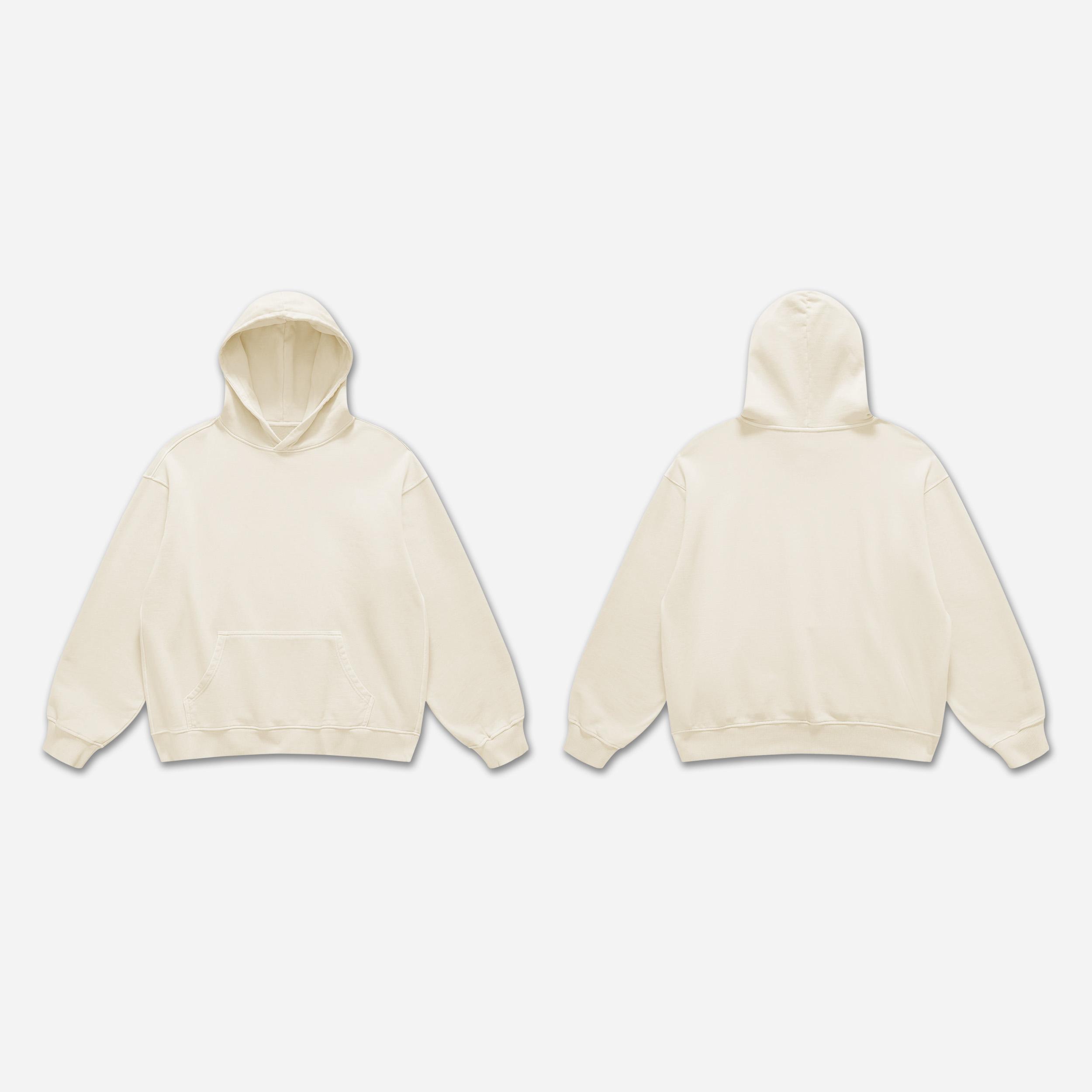 Oversized Heavyweight Cotton Fleece Hoodie Sweatshirt Product Image