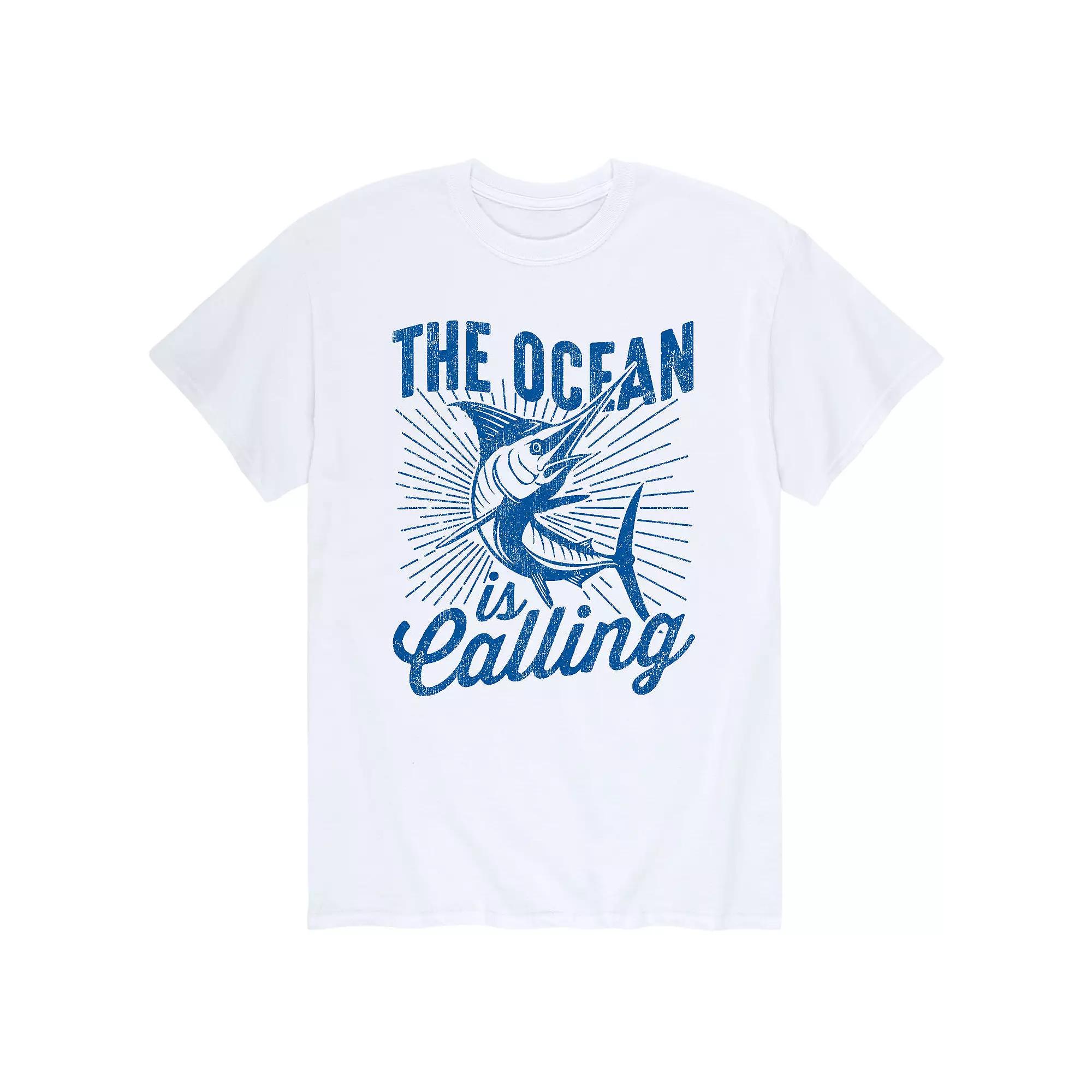 Men's The Ocean Is Calling Tee,  Product Image