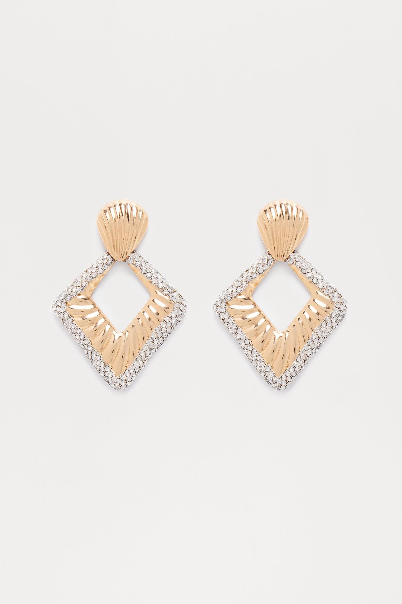 Sunlight Wings Earrings - Gold Product Image
