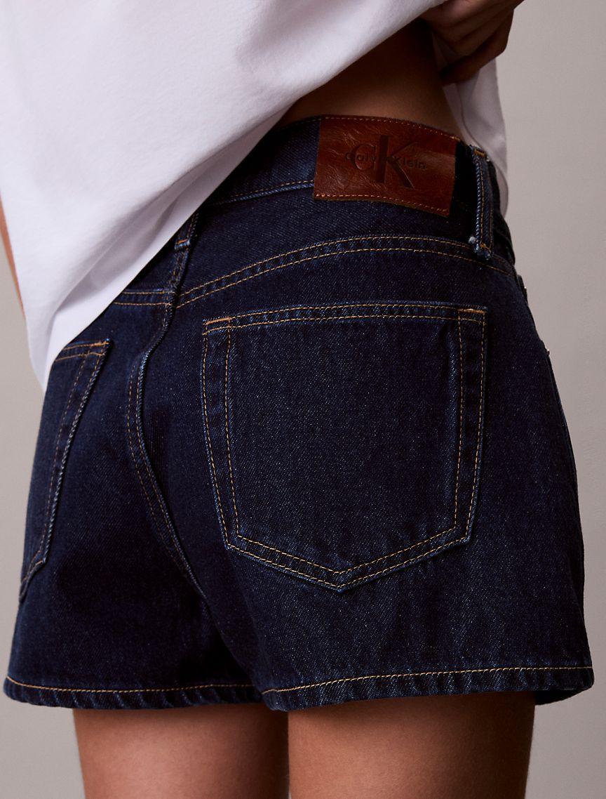 Denim Mini Shorts Product Image