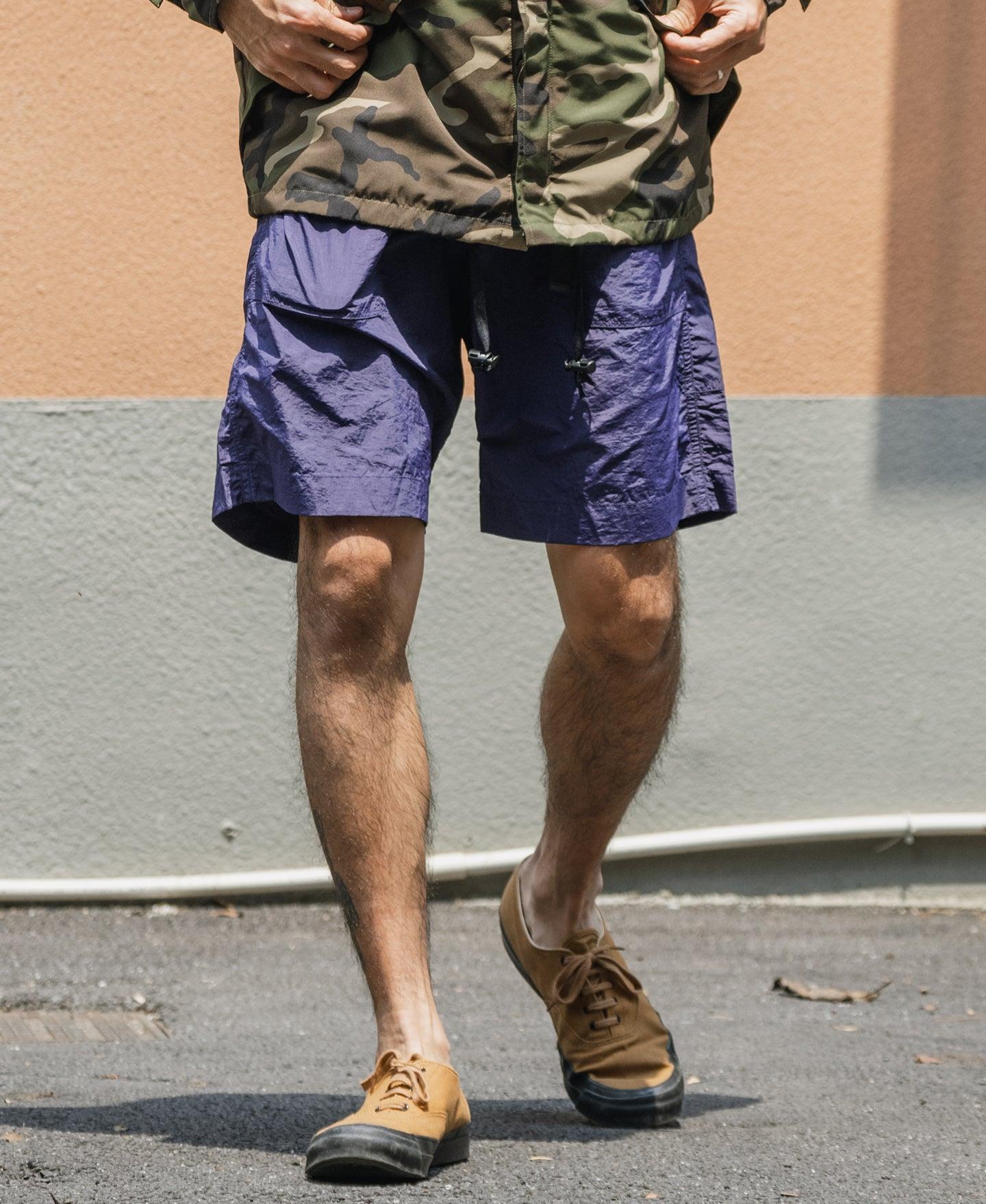 Nylon Climbers' Shorts - Purple Product Image
