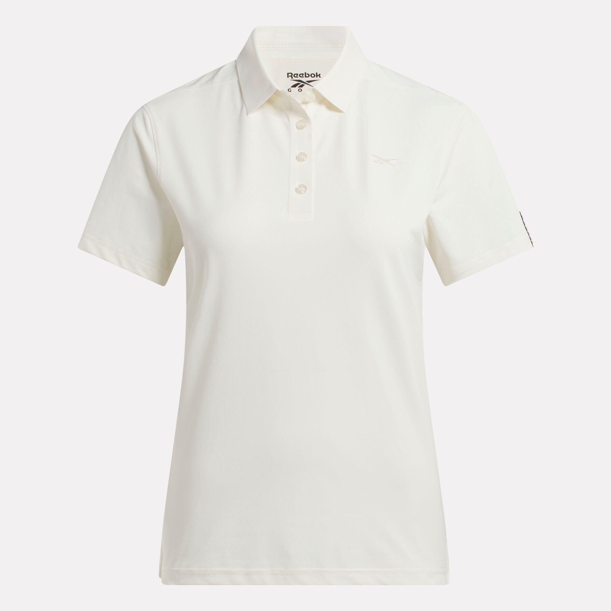 Women's Short Sleeve Stretch Pique Placket Polo Shirt Female Product Image