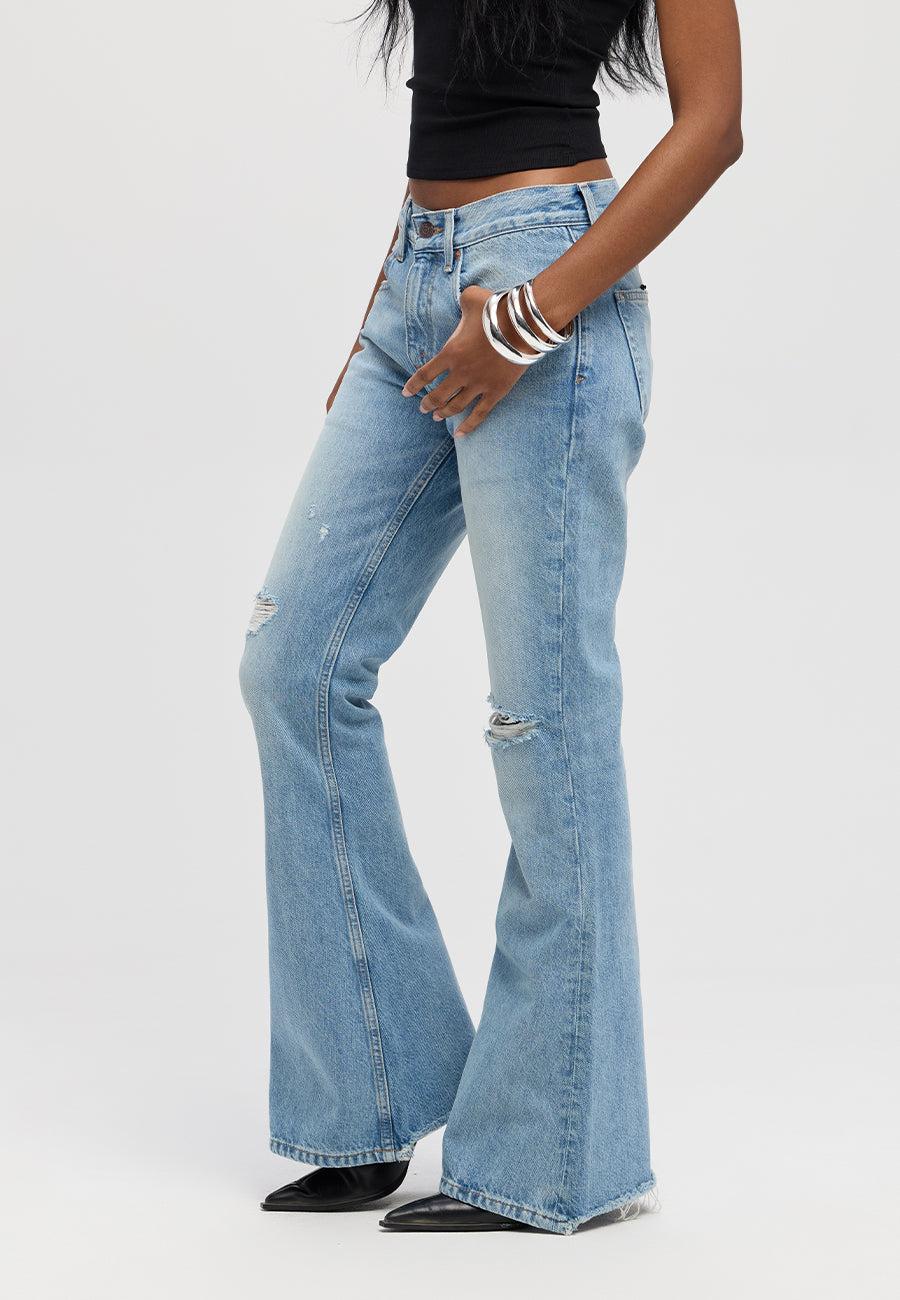 Atlanta Mid Rise Flare- Peachtree Product Image