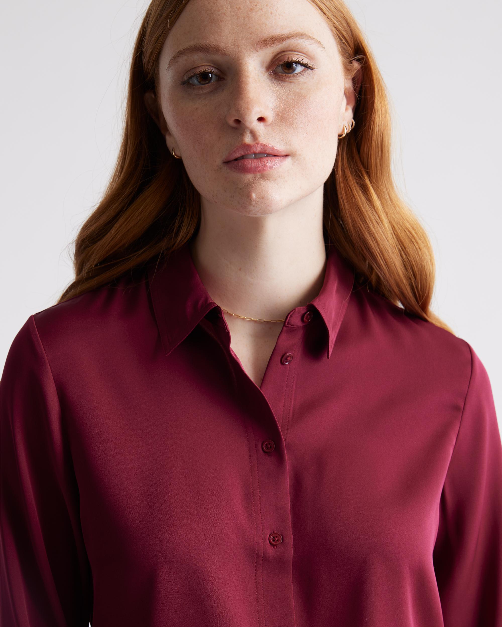 Quince | Women's Washable Stretch Silk Blouse Product Image