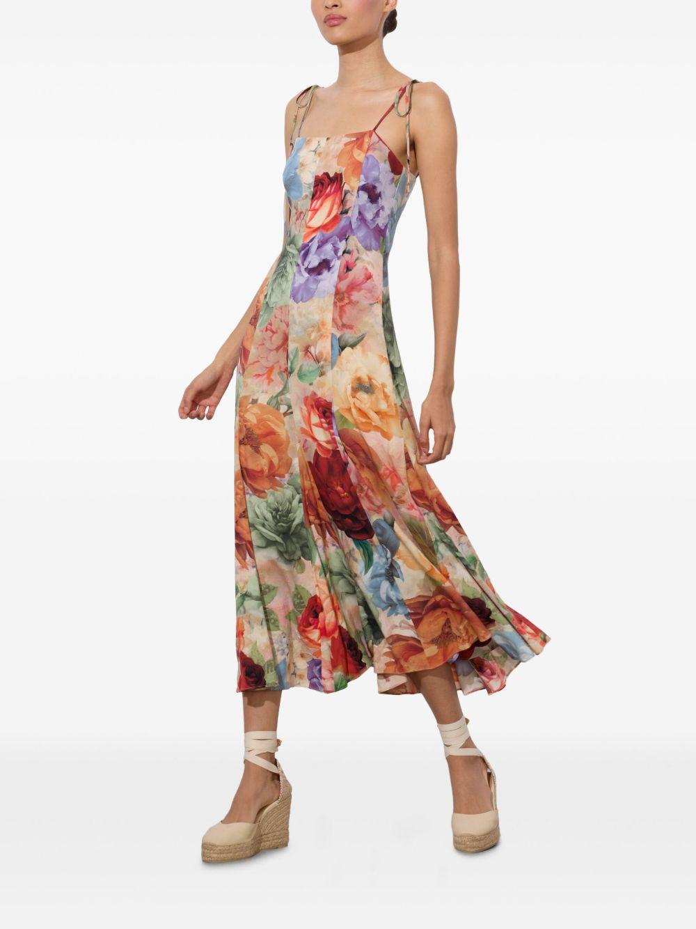 Jeanette floral-print midi dress Product Image