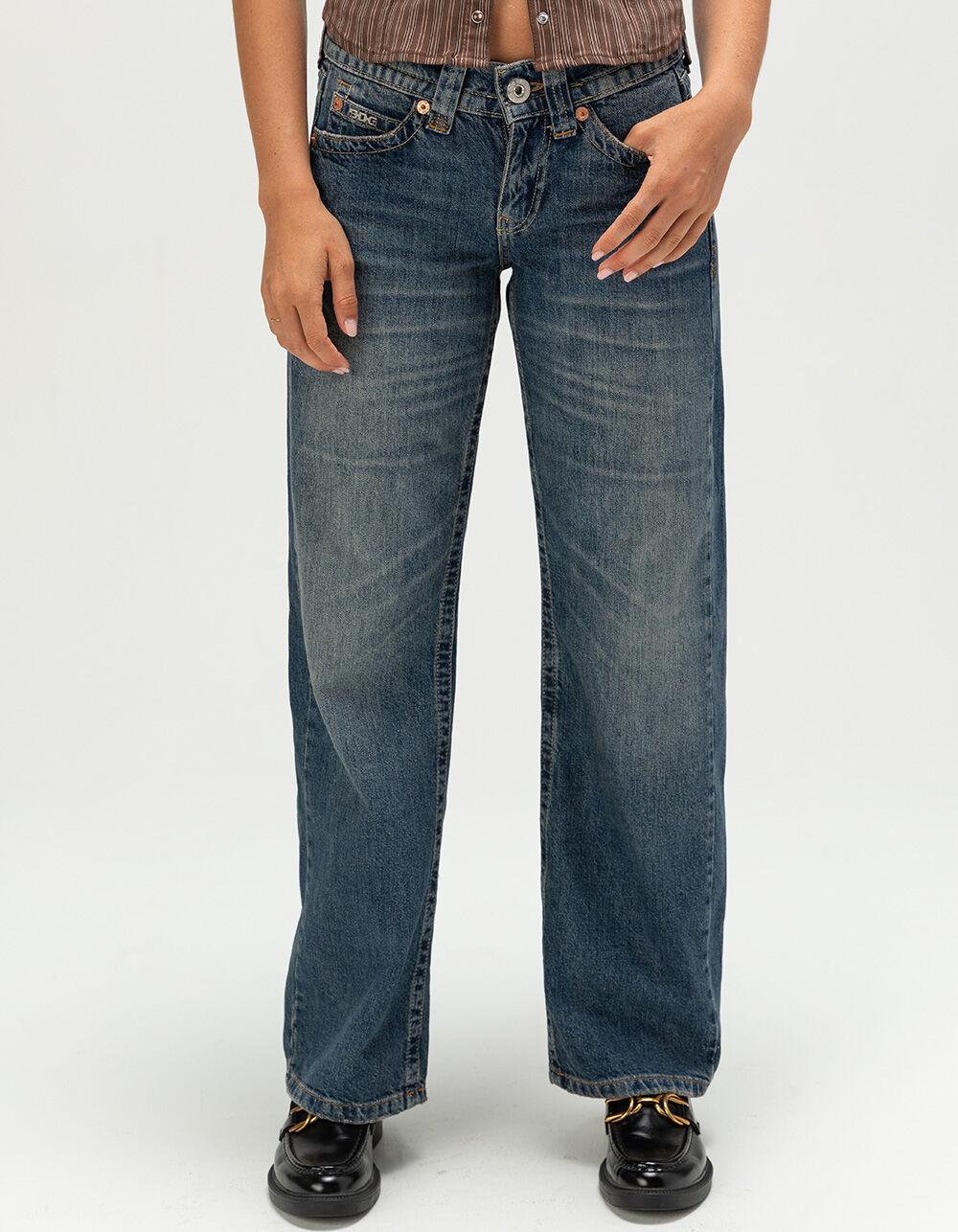 BDG Urban Outfitters Kayla Womens Low Rise Slouchy Jeans - VINTAGE MED Product Image