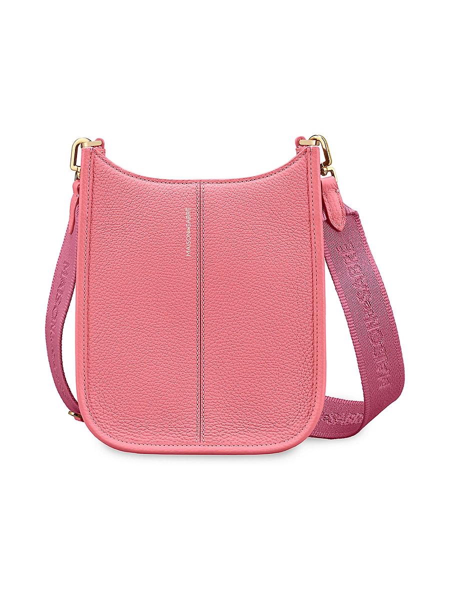 Womens Mini Leather Saddle Bag Product Image