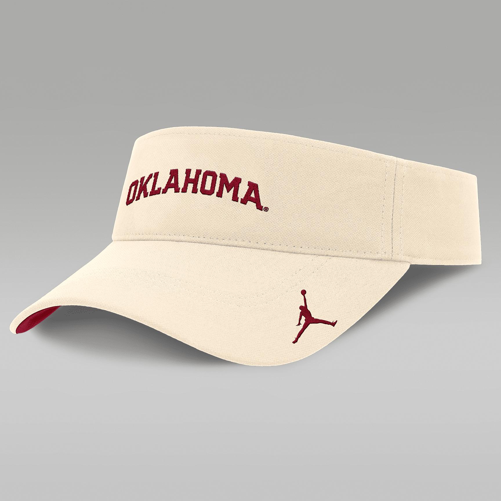 Oklahoma Sooners Primetime Ace Men's Jordan Brand Dri-FIT College Adjustable Visor Product Image