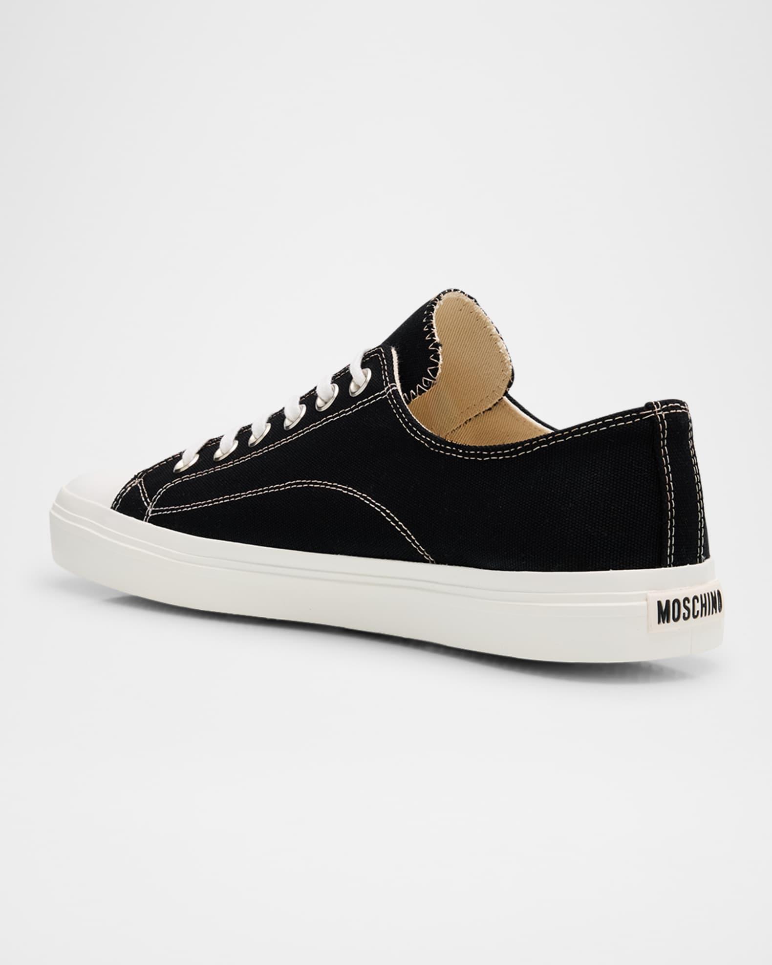 Men's Canvas Low-Top Sneakers Product Image