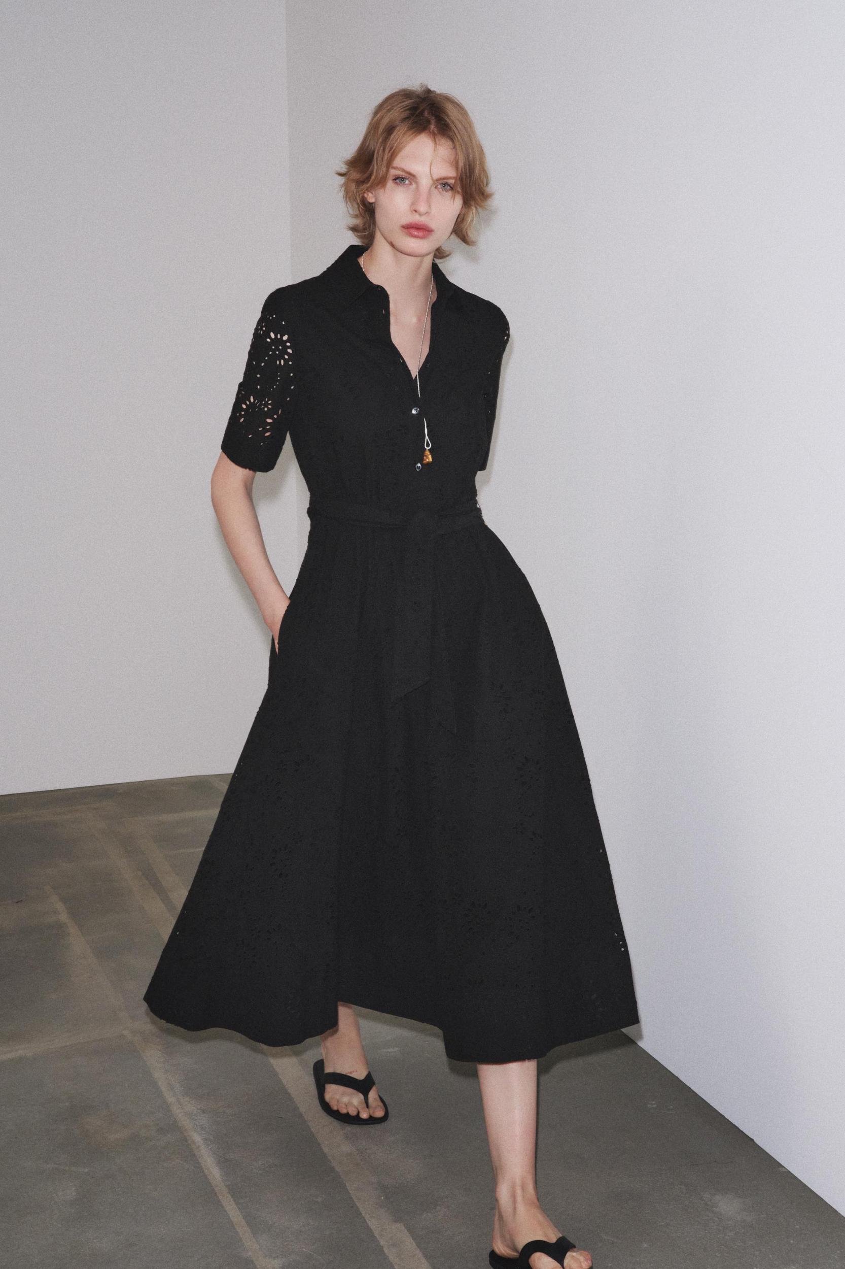 ZW COLLECTION EMBROIDERED SHIRT DRESS Product Image