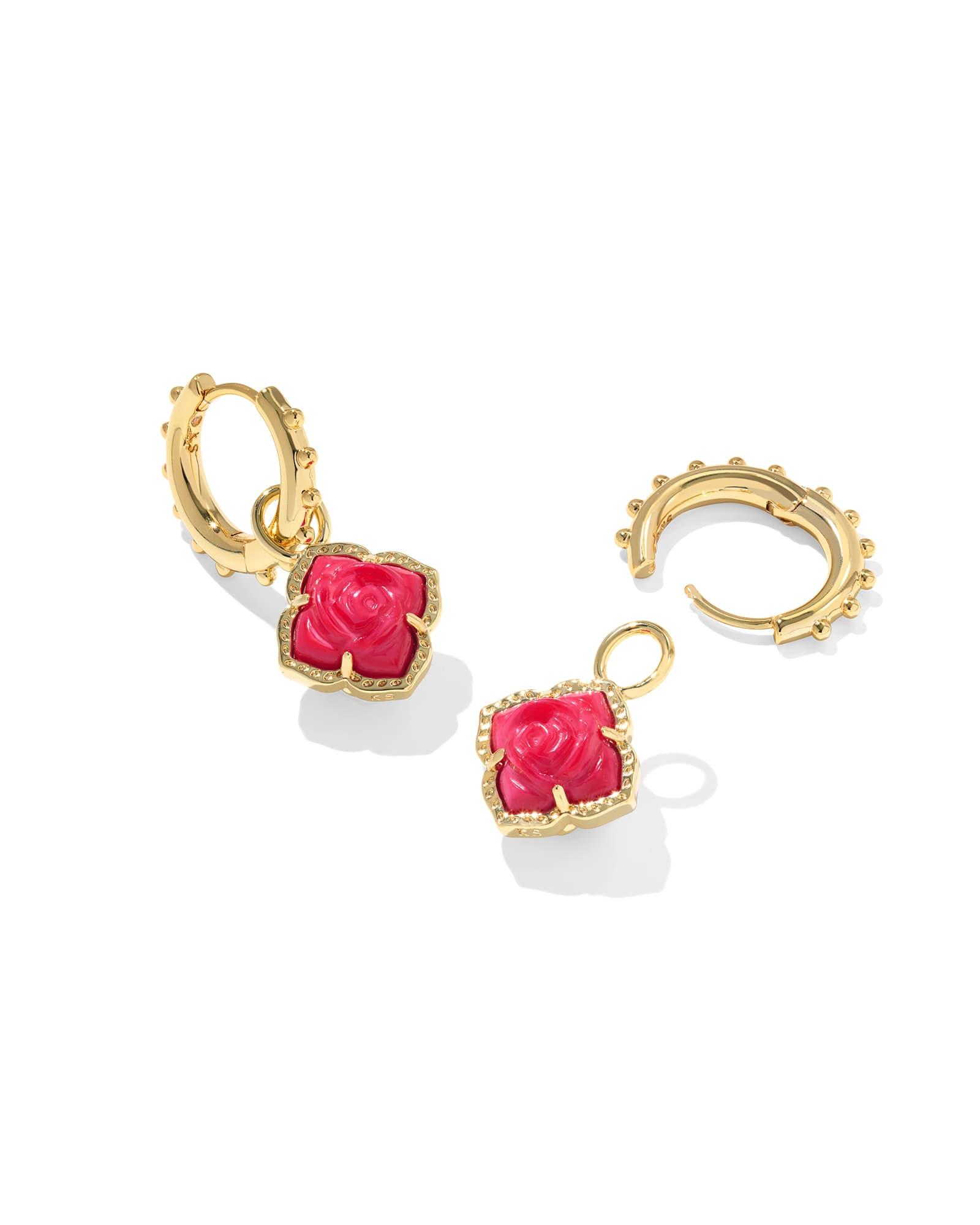 Mallory Rose Gold Huggie Earrings Product Image