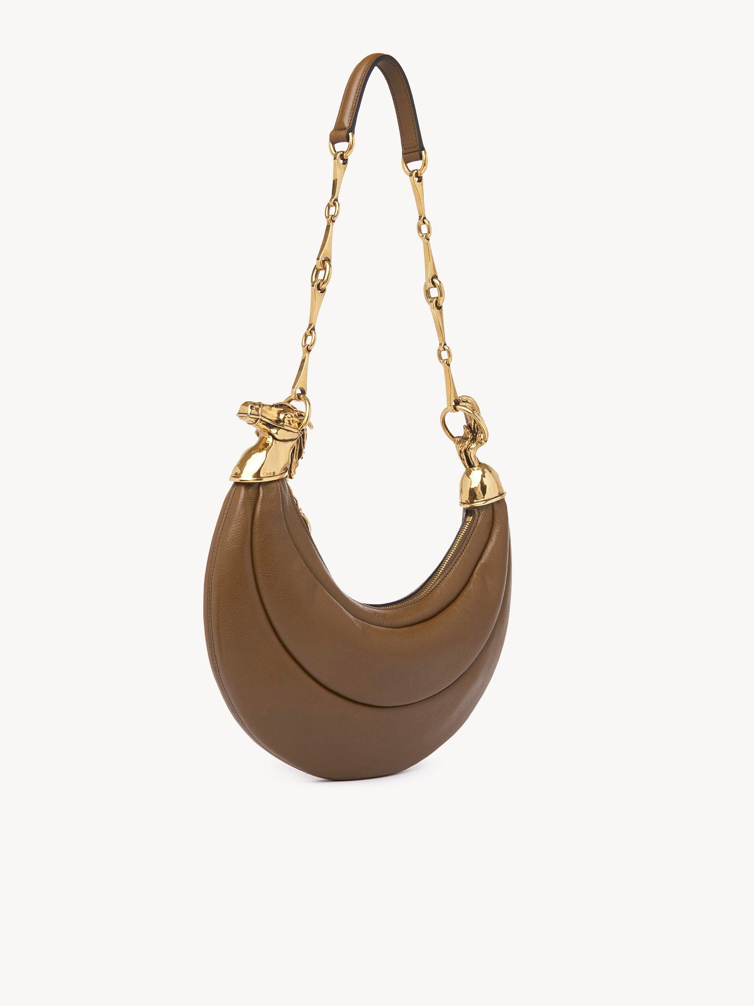 Chain Horse shoulder bag in soft leather Product Image
