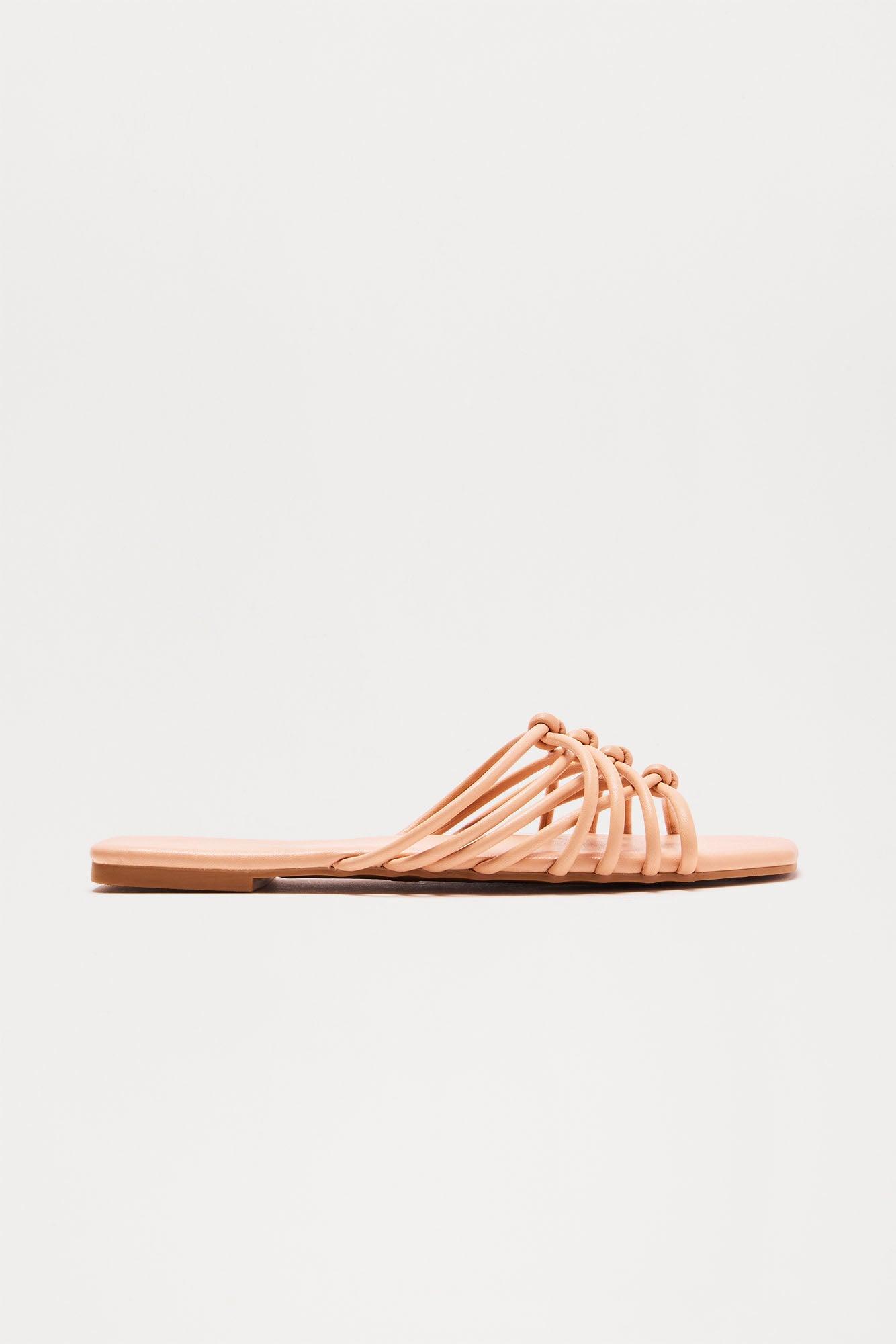 Vesper Slip On Sandals - Nude Product Image