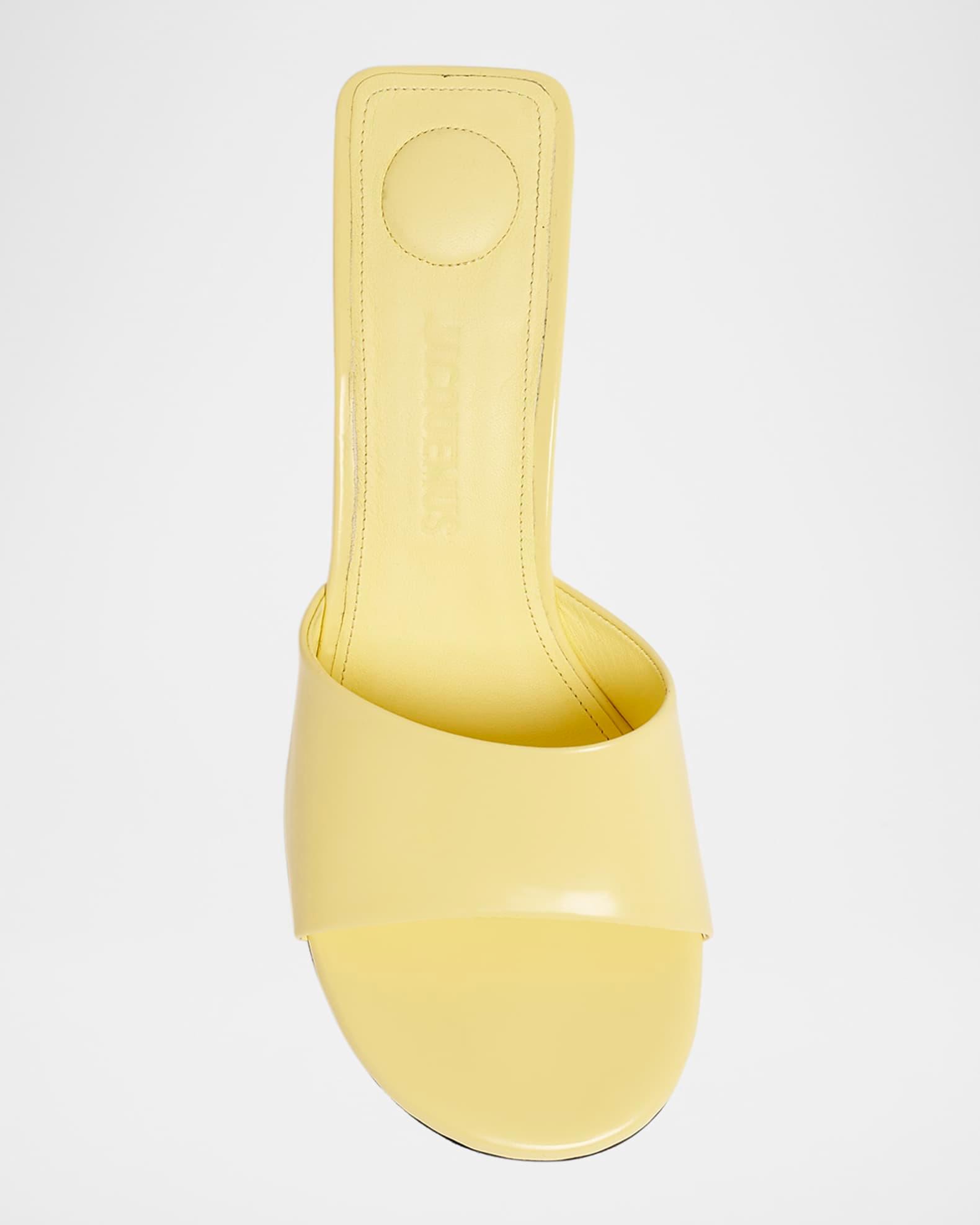 Les Mules Cubisto Leather Sandals Product Image