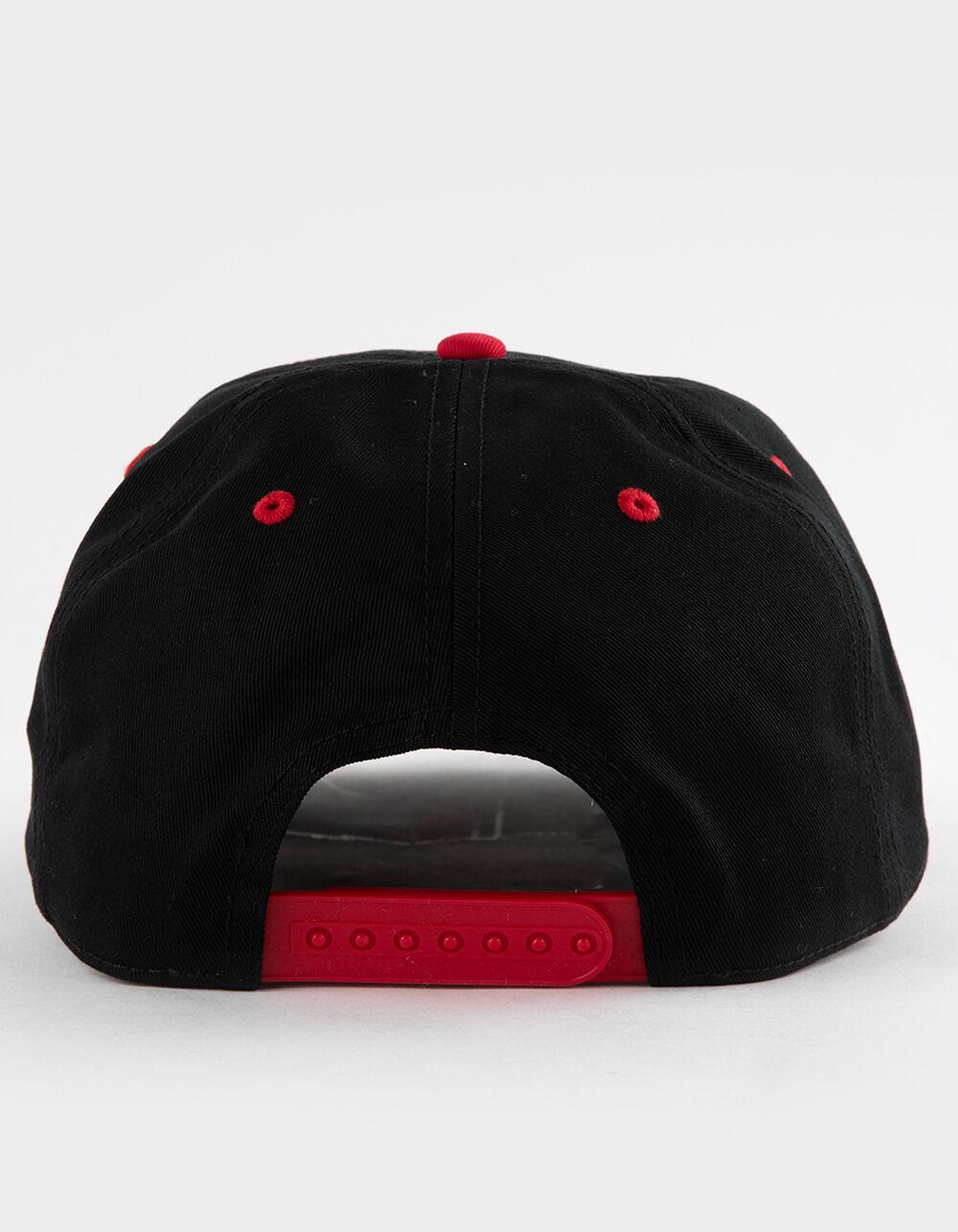 AMERICAN NEEDLE Chevrolet Racing Roscoe Snapback Hat - BLACK COMBO Product Image