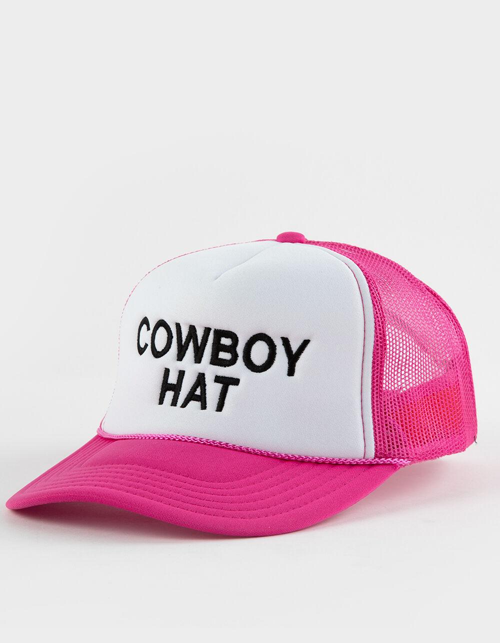 LANDERS SUPPLY HOUSE Cowboy Trucker Hat - PINK Product Image
