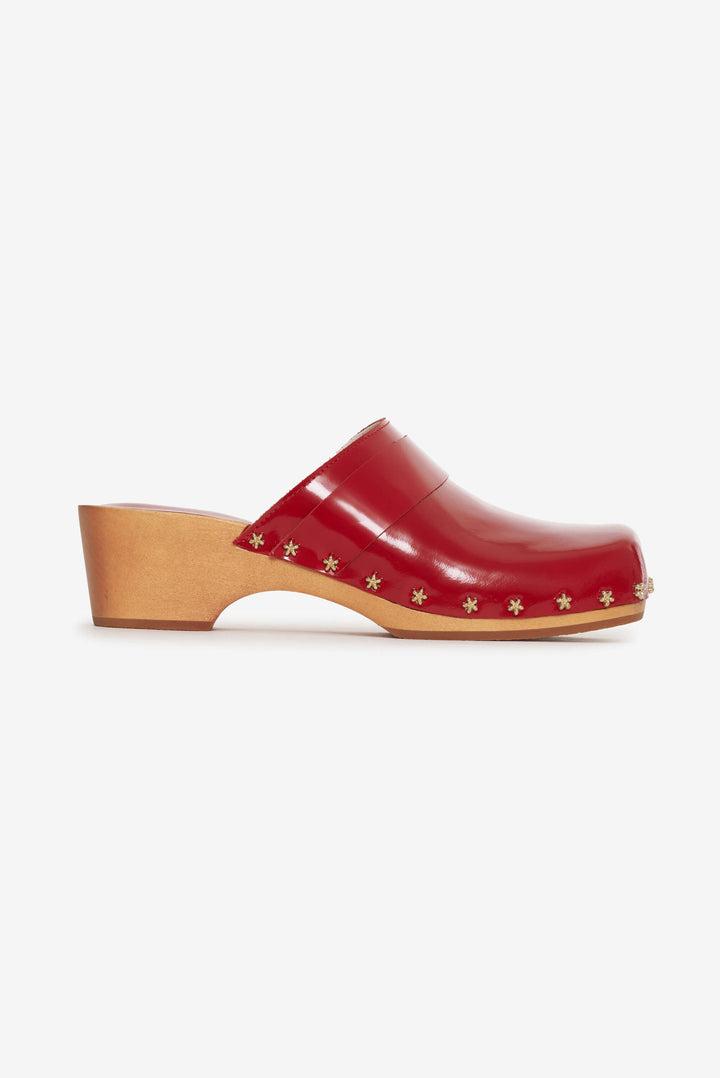 Adahlia Clog — Red Product Image