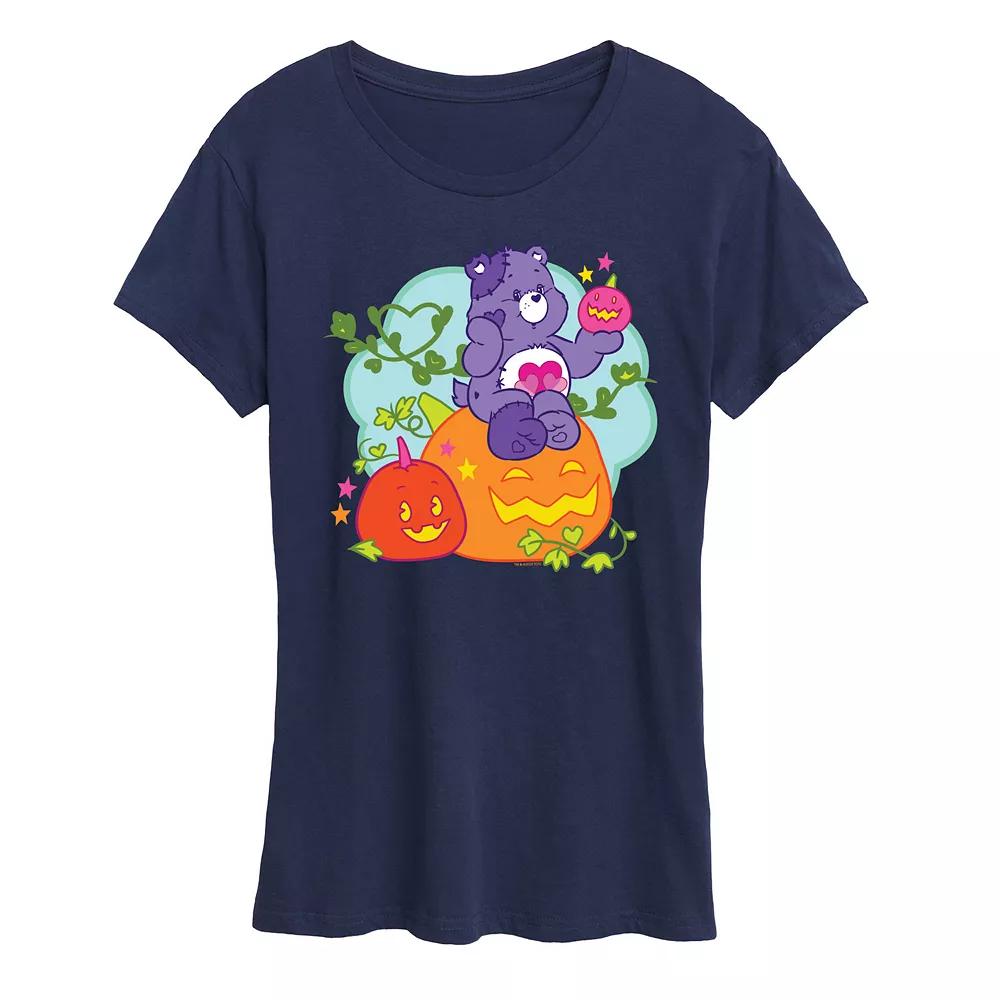 Women's Care Bears Halloween Pumpkin Graphic Tee, Girl's,  Product Image