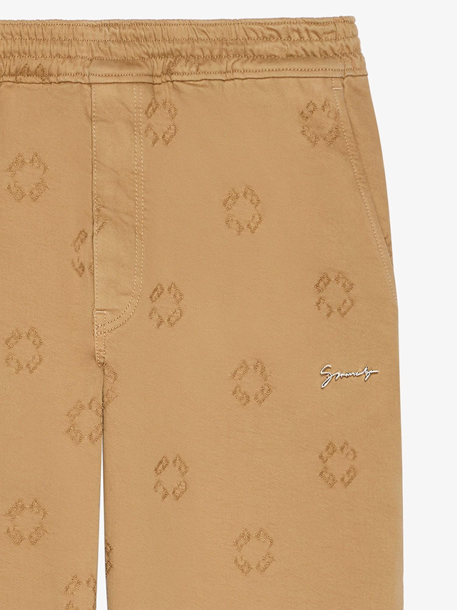 Jogger pants in monogram 72 denim Product Image