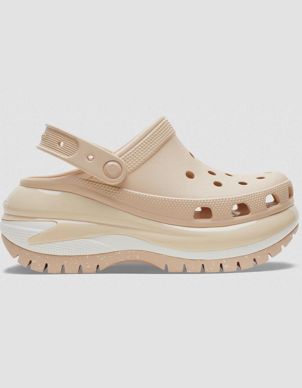CROCS Mega Crush Womens Platform Clogs - MUSHROOM Product Image