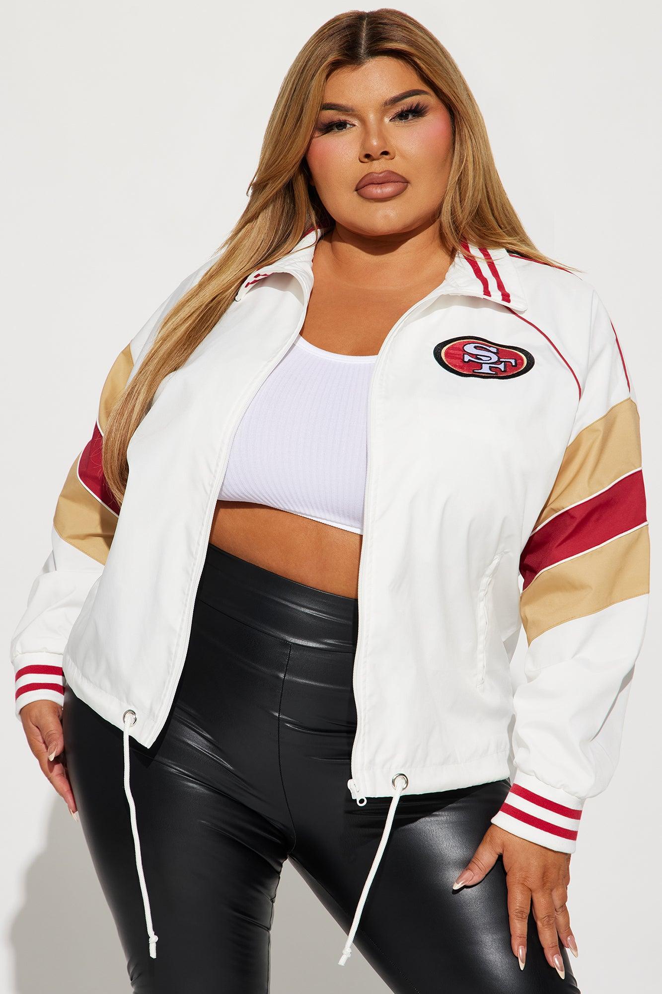 49ers Vintage Windbreaker - White Product Image