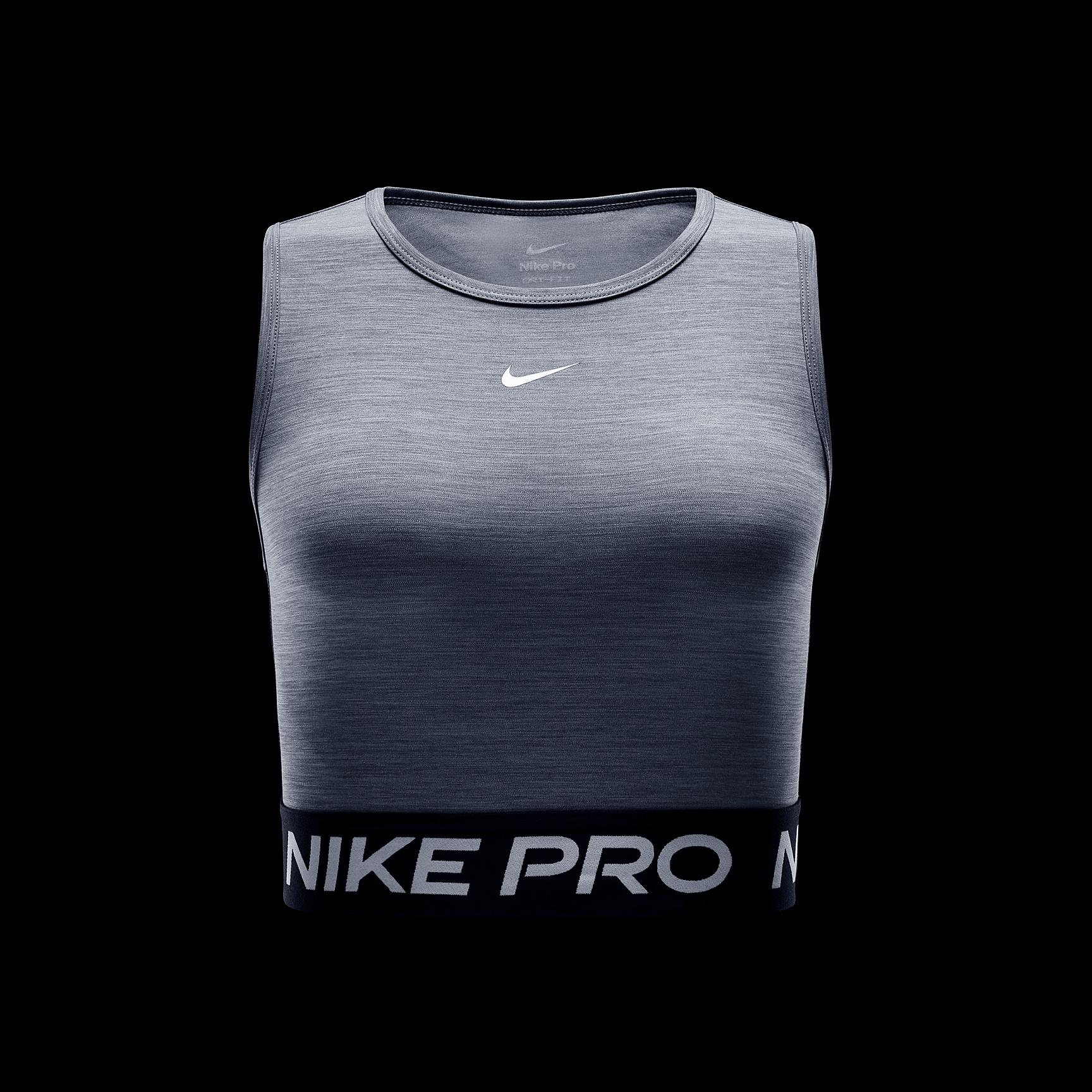 Womens Nike Pro Dri-FIT Cropped Tank Top | FZ3615-084 Product Image