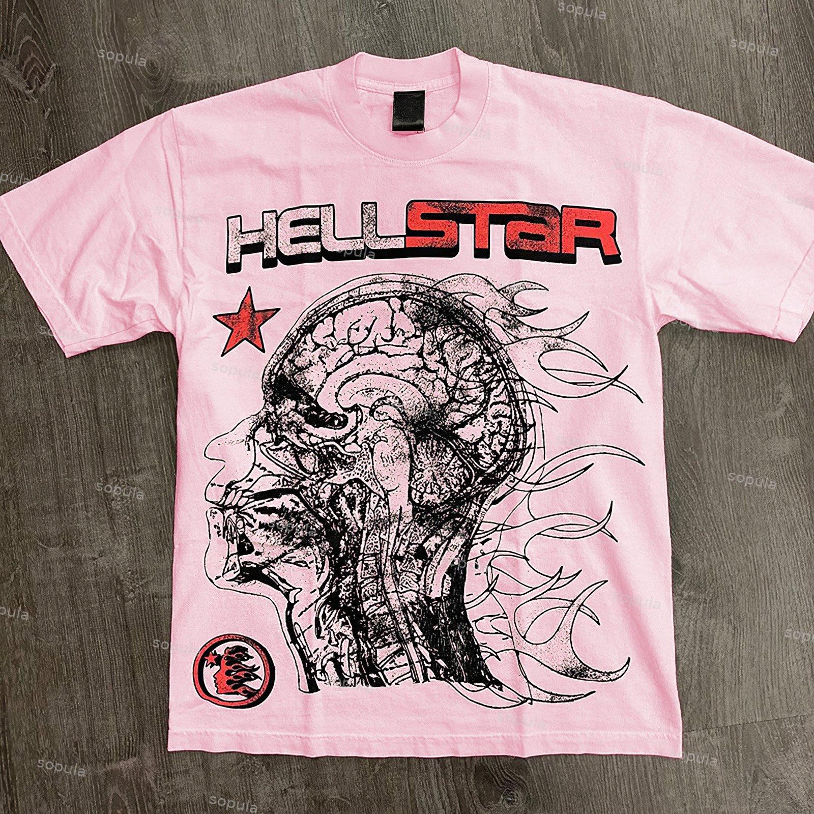 Y2k Vintage Hellstar 1996 Graphic Cotton T-Shirt Product Image