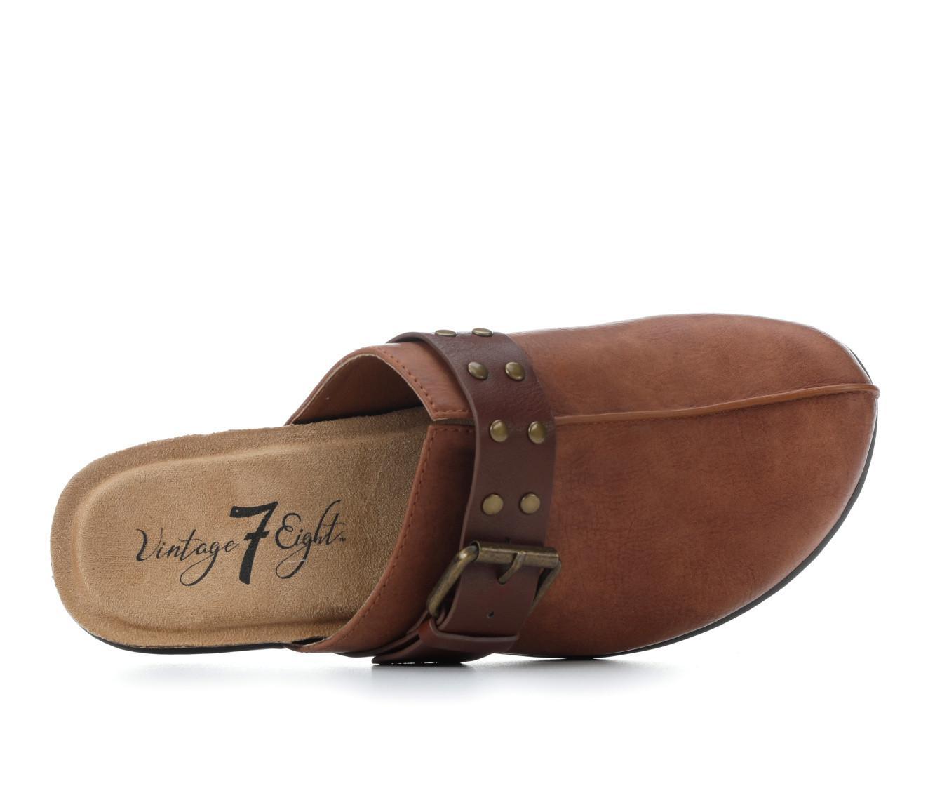 Women's Vintage 7 Eight Elsa Mules Product Image