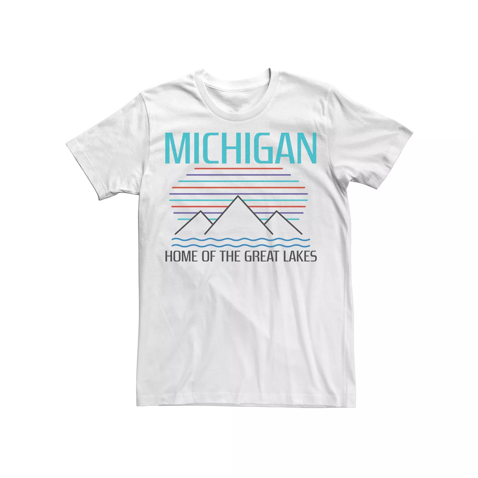 Men's Michigan Lakes Destination Logo Tee,  Product Image