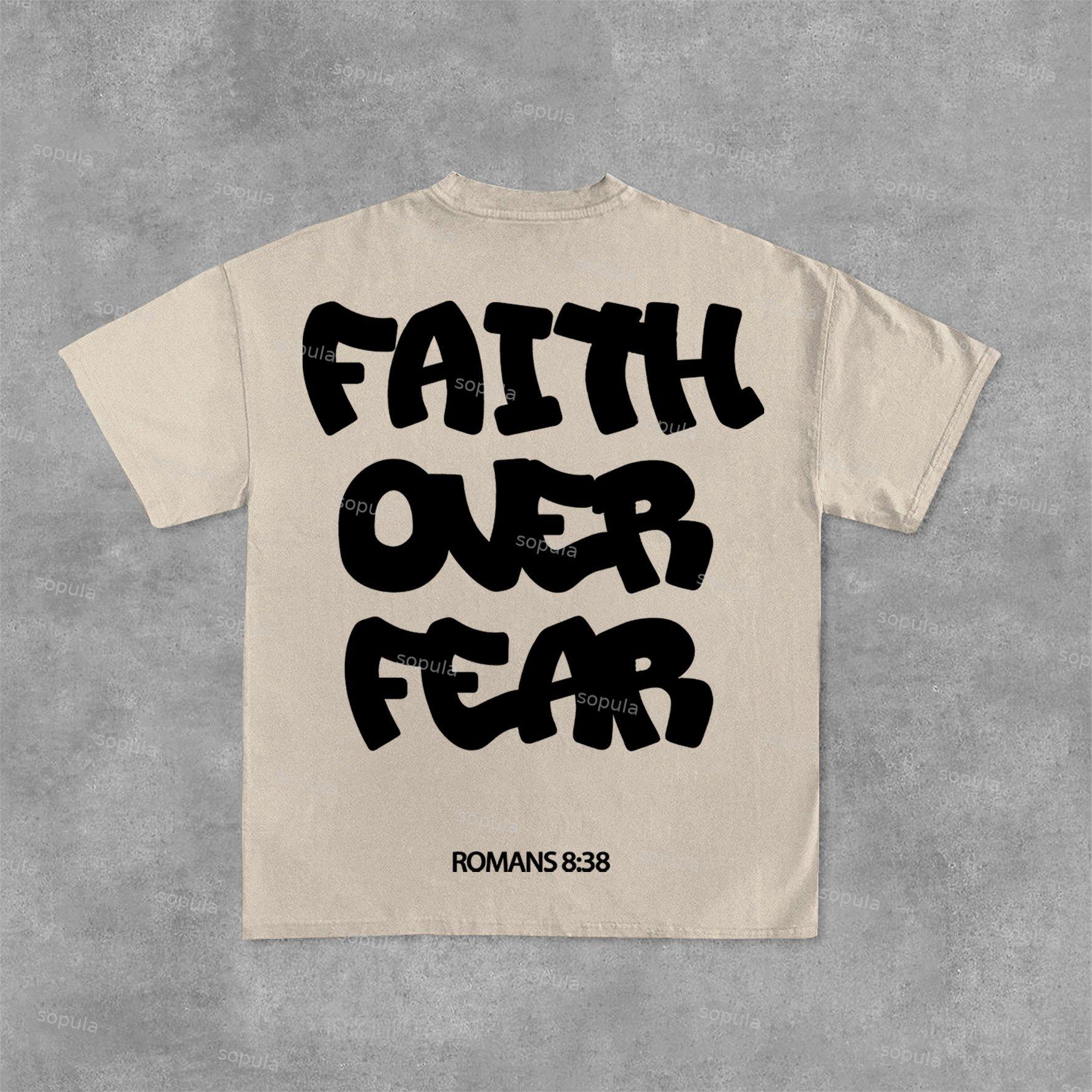 Faith Over Fear Graphic T-Shirt Product Image