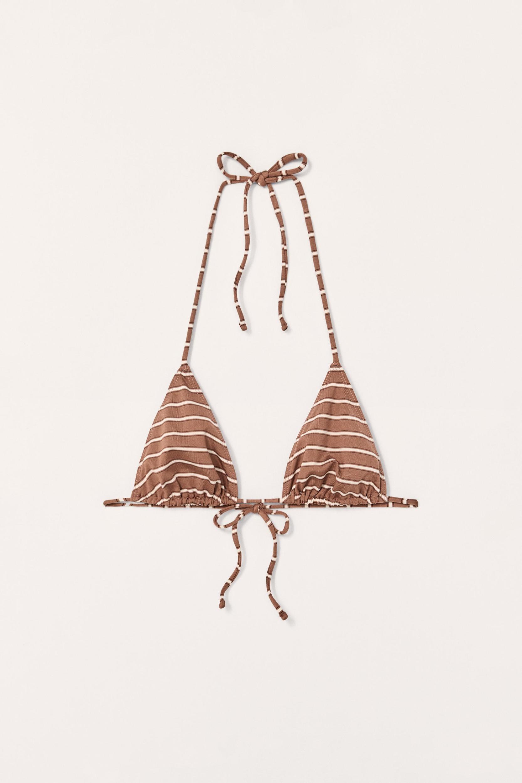 LIMITED EDITION STRIPED BIKINI TOP Product Image