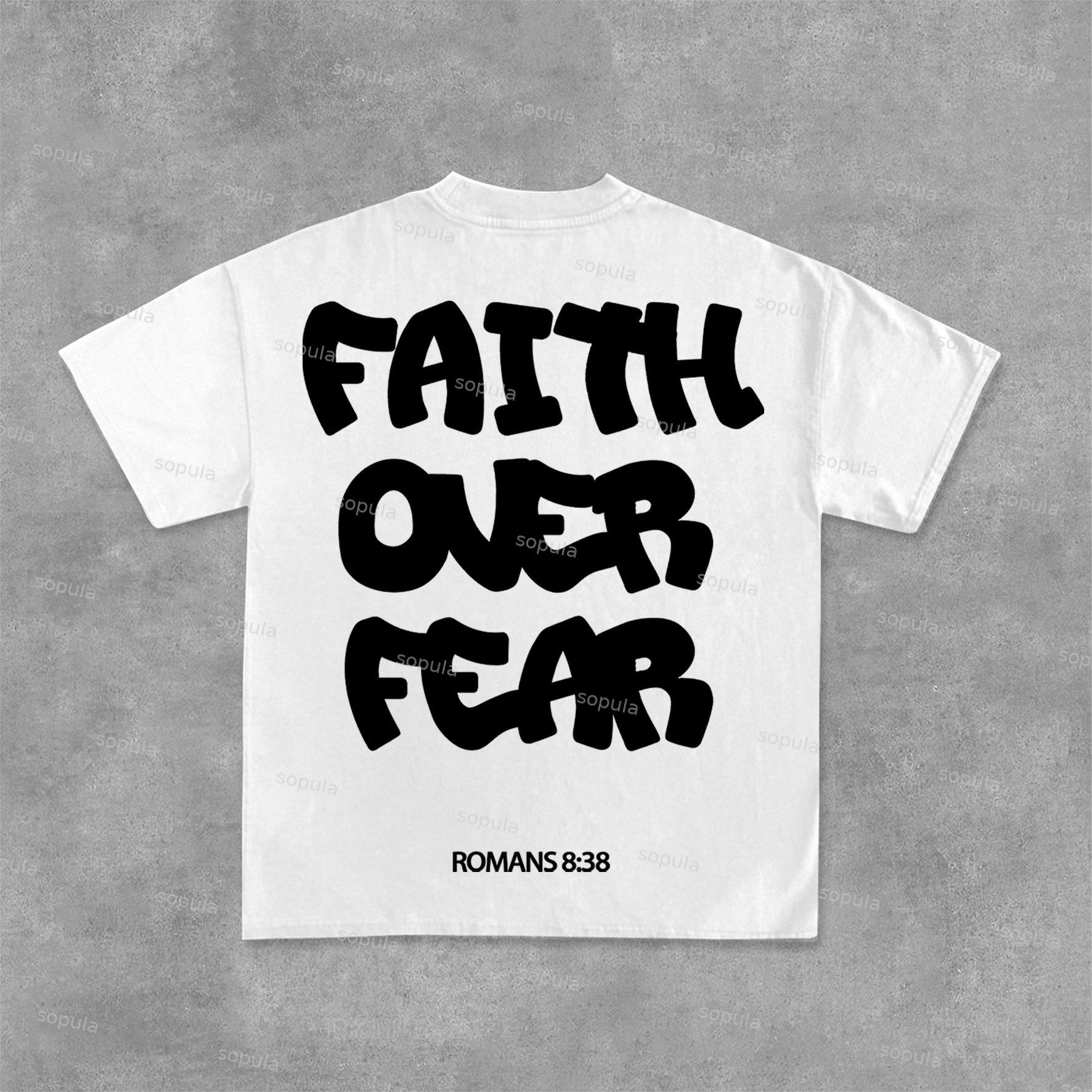 Faith Over Fear Graphic T-Shirt Product Image