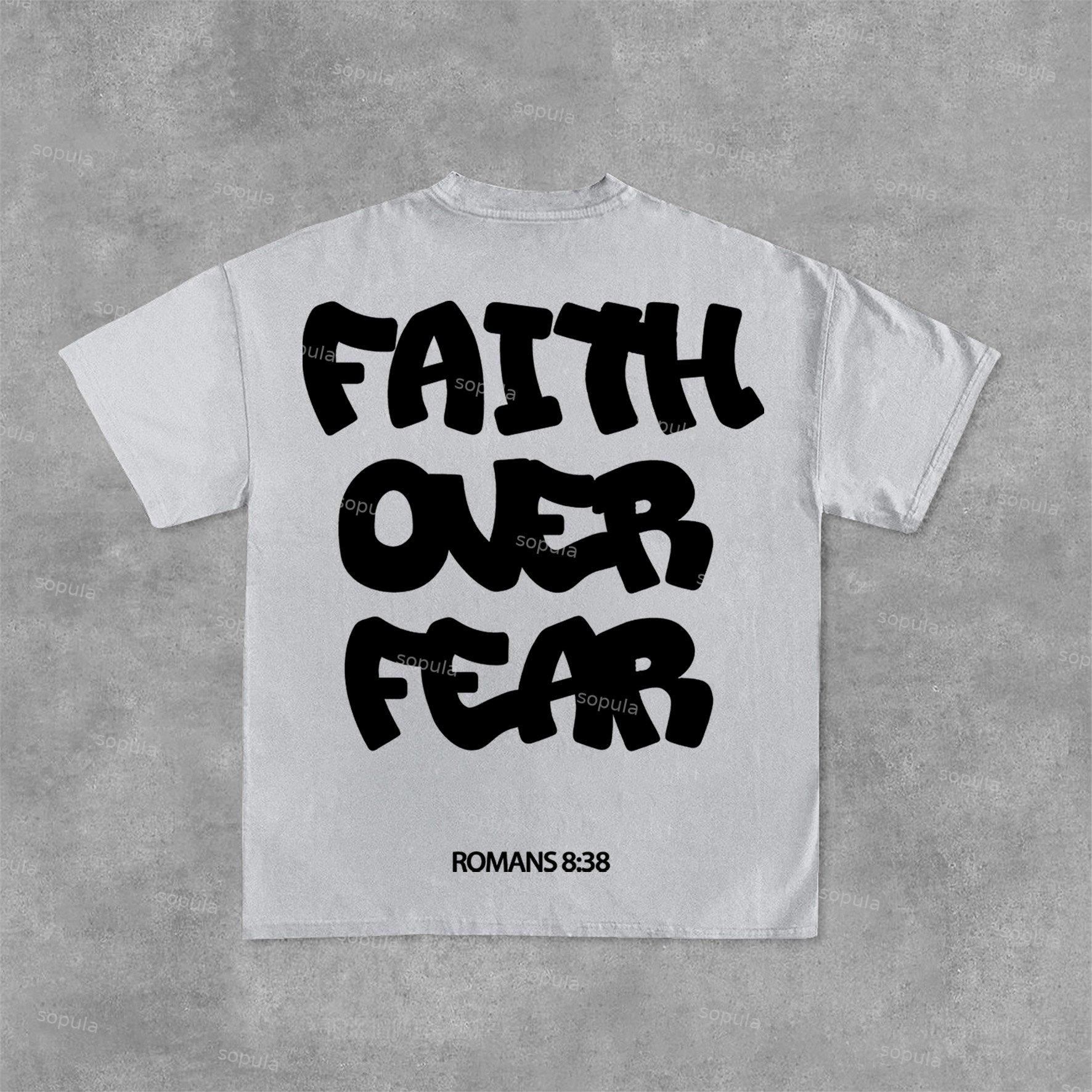 Faith Over Fear Graphic T-Shirt Product Image