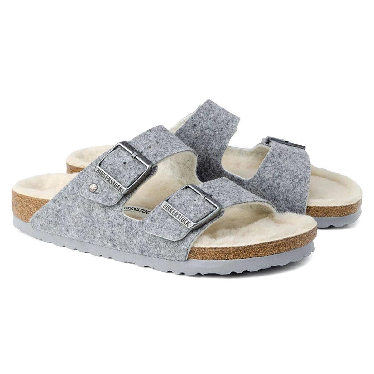 Birkenstock Arizona Happy Lamb Wool Felt Sandals Product Image