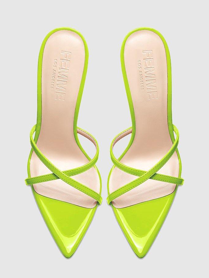 Donatella Mule - Lime Product Image