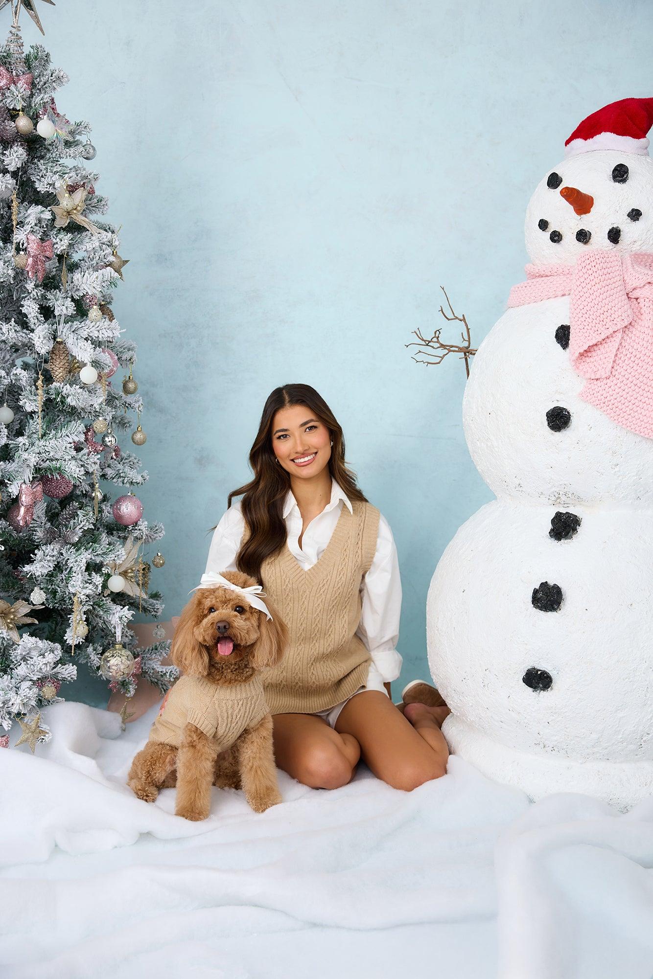 By The Fire Knitted Vest Toffee Product Image