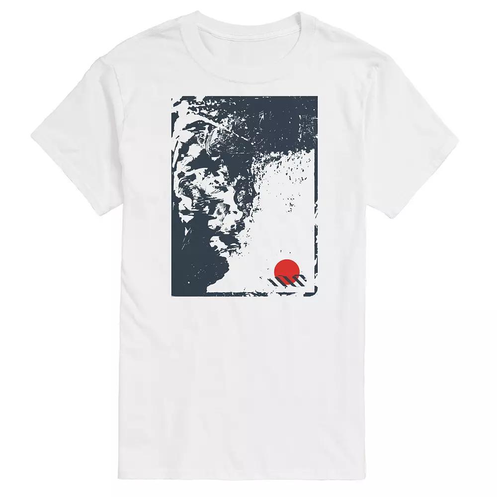 Big & Tall Abstract Slick Tee, Men's,  Product Image
