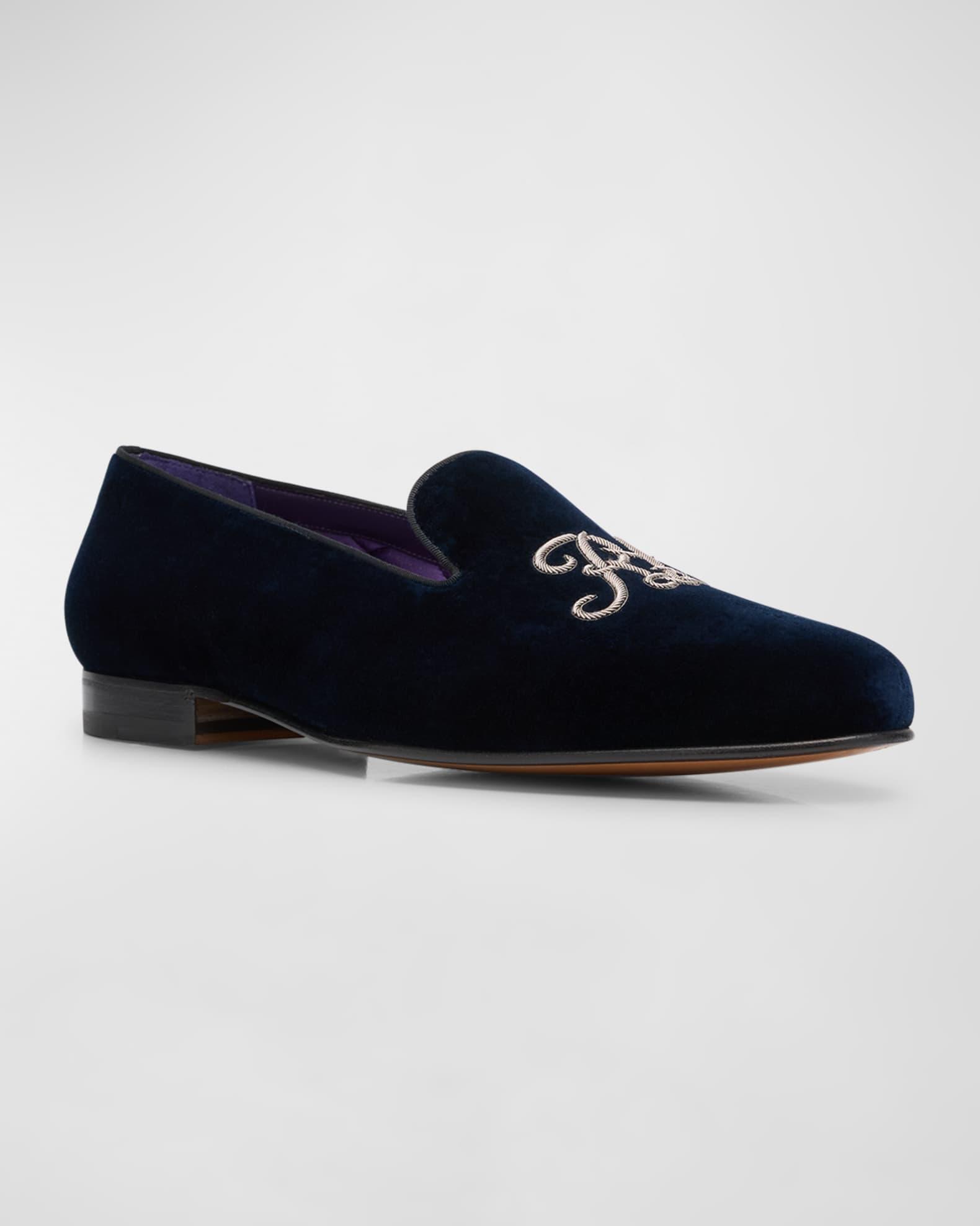 Men's Alonzo RL Velvet Loafers Product Image