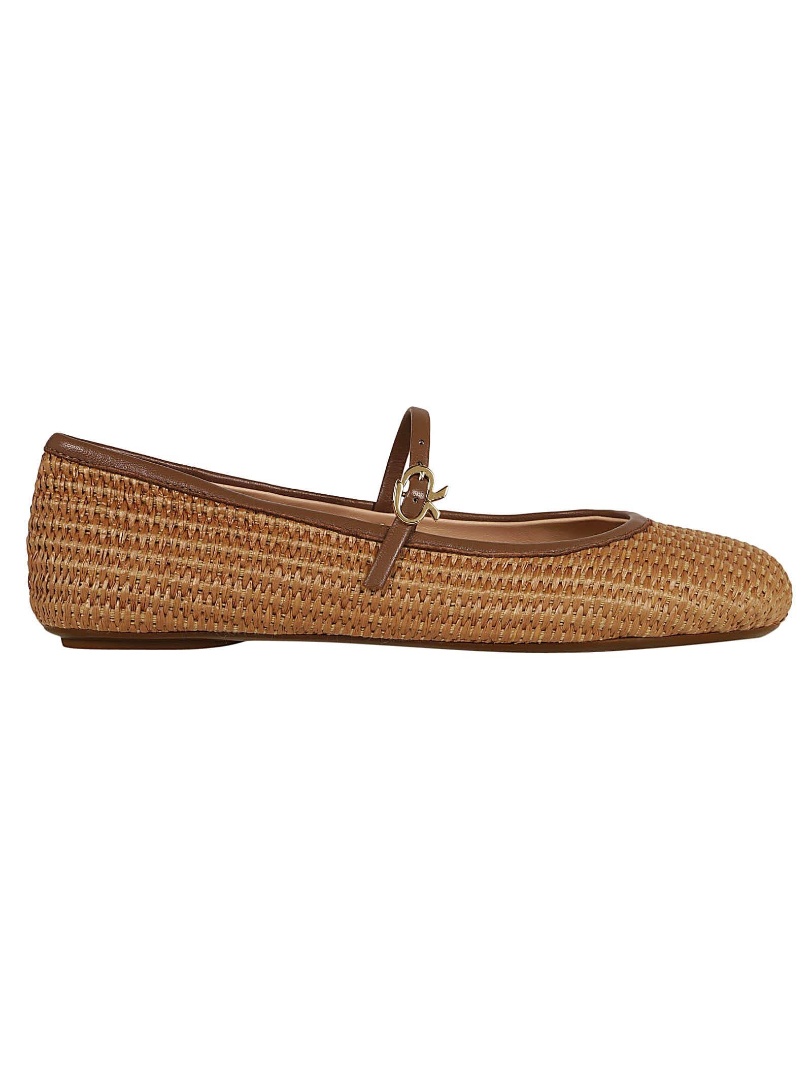Carla raffia ballet pumps Product Image