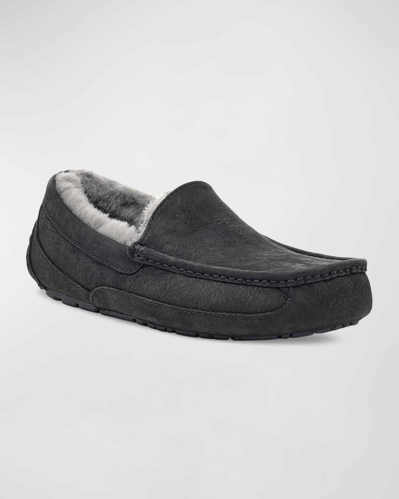 Men's Ascot Leather Slippers Product Image