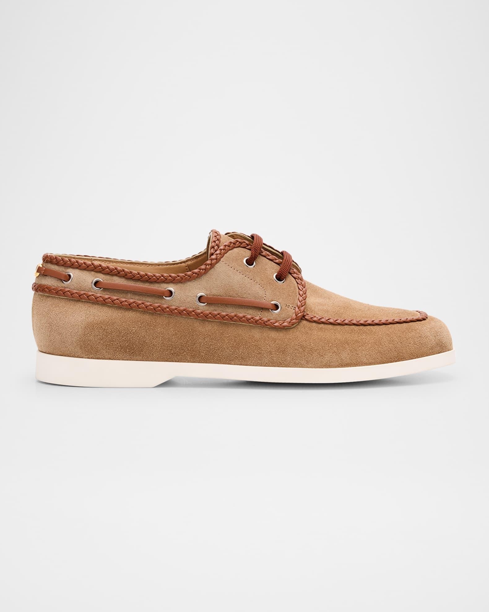 Men's Leather Boat Shoes Product Image