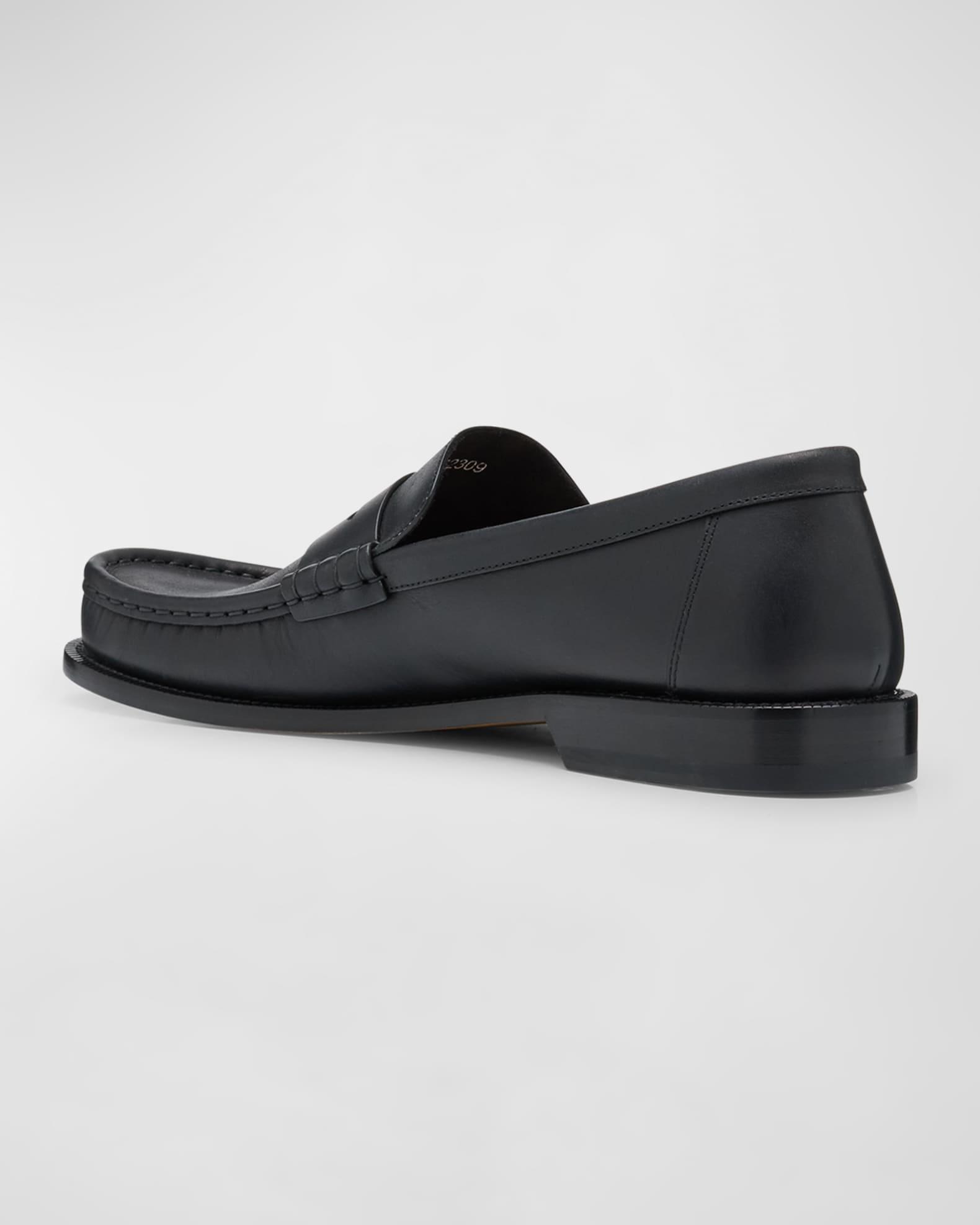 Men's Campo Leather Penny Loafers Product Image
