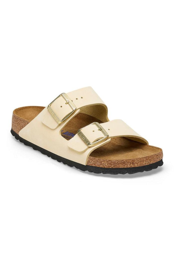 Birkenstock Arizona Nubuck Leather Soft Footbed Narrow Width Product Image