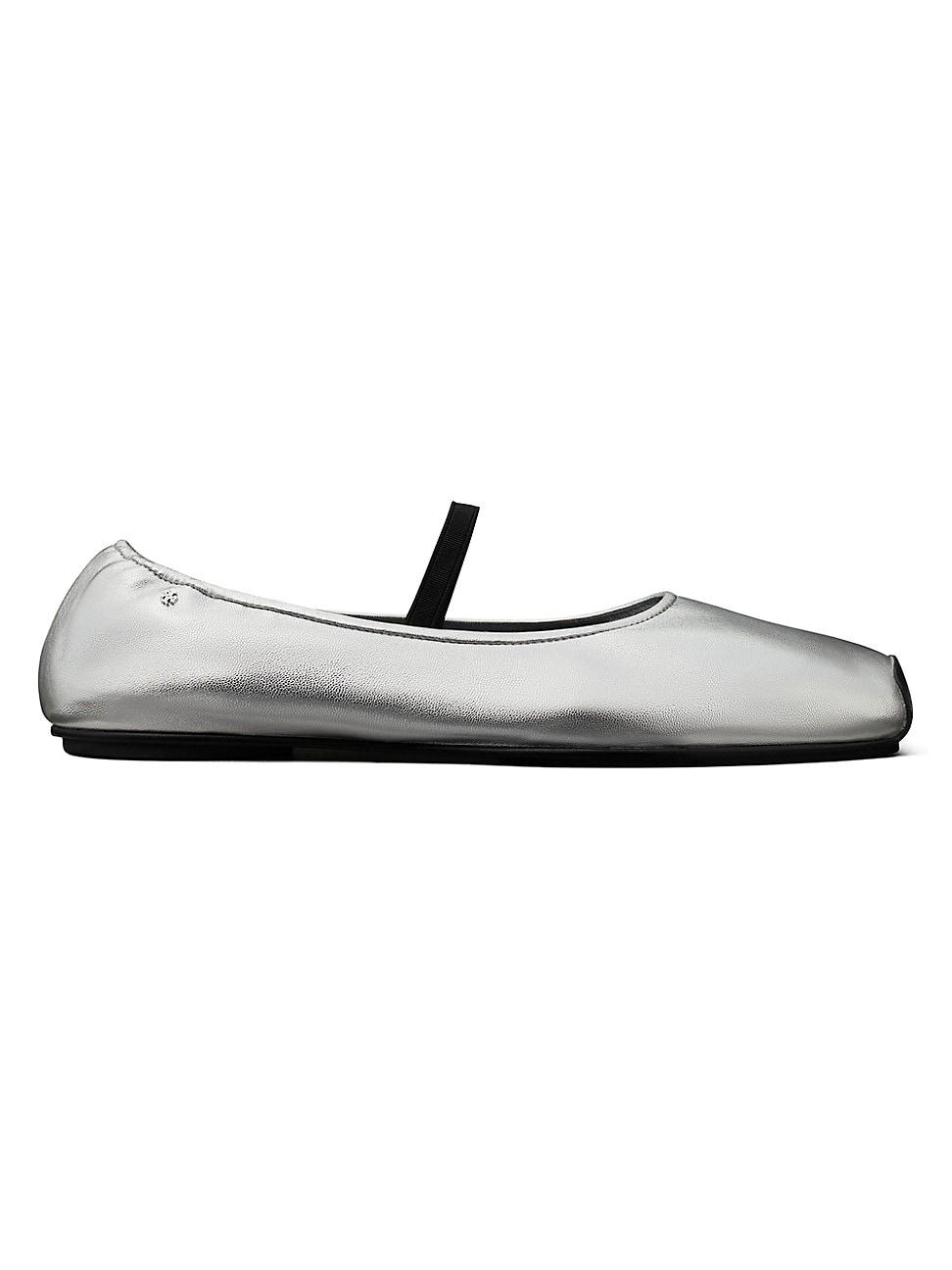 Womens Runway Leather Ballet Flats Product Image