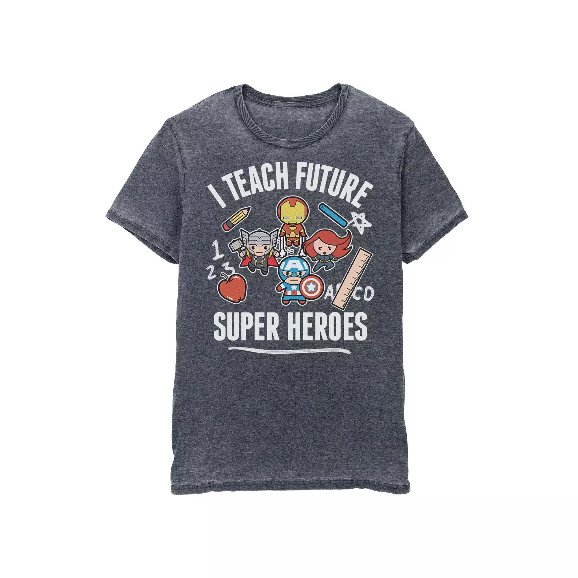 Men's Marvel Avengers Classic 'I Teach Super Heroes' Tee,  Product Image