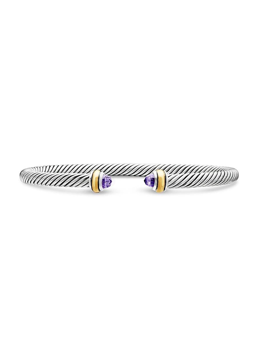 Womens Cable Classics Color Bracelet with 18K Yellow Gold Product Image