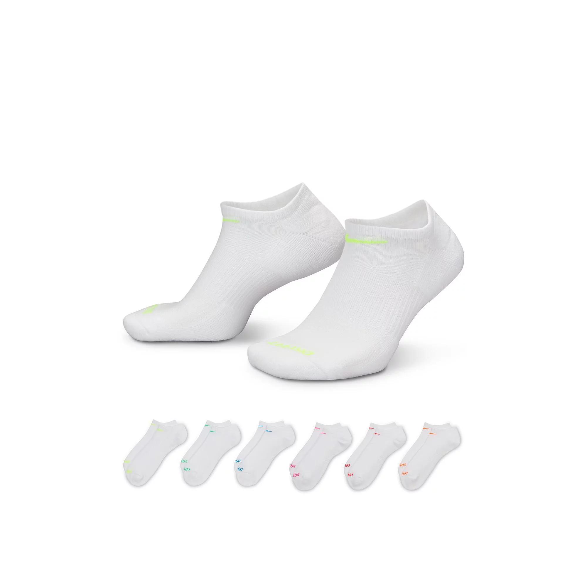 Nike Mens Everyday Plus Cushioned Training No-Show Socks (6 Pairs) | SX6898-968 Product Image